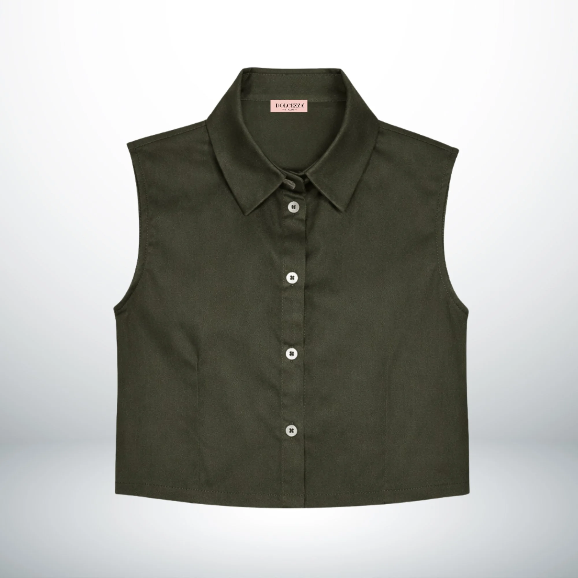 SLEEVELESS BUTTON-UP VEST
