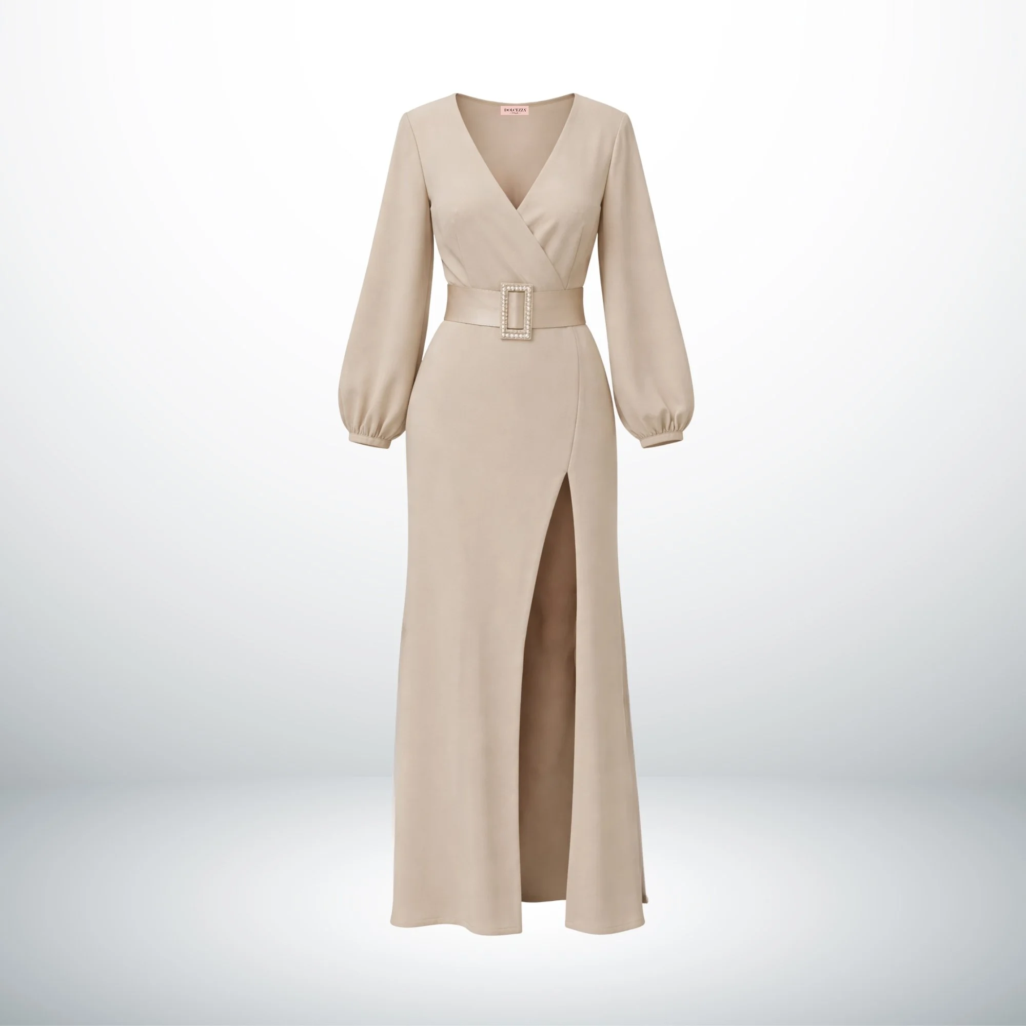 Italian Ivory Elegance Dress