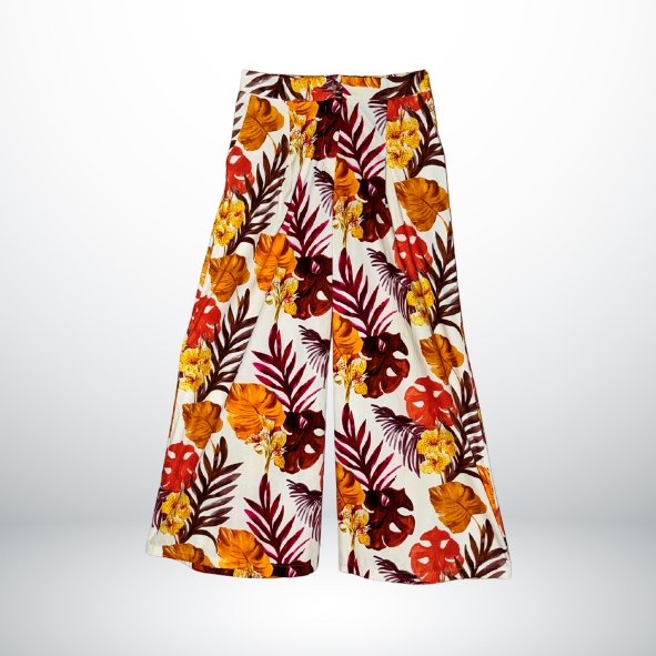 TROPICAL COTTON PANT WHITE