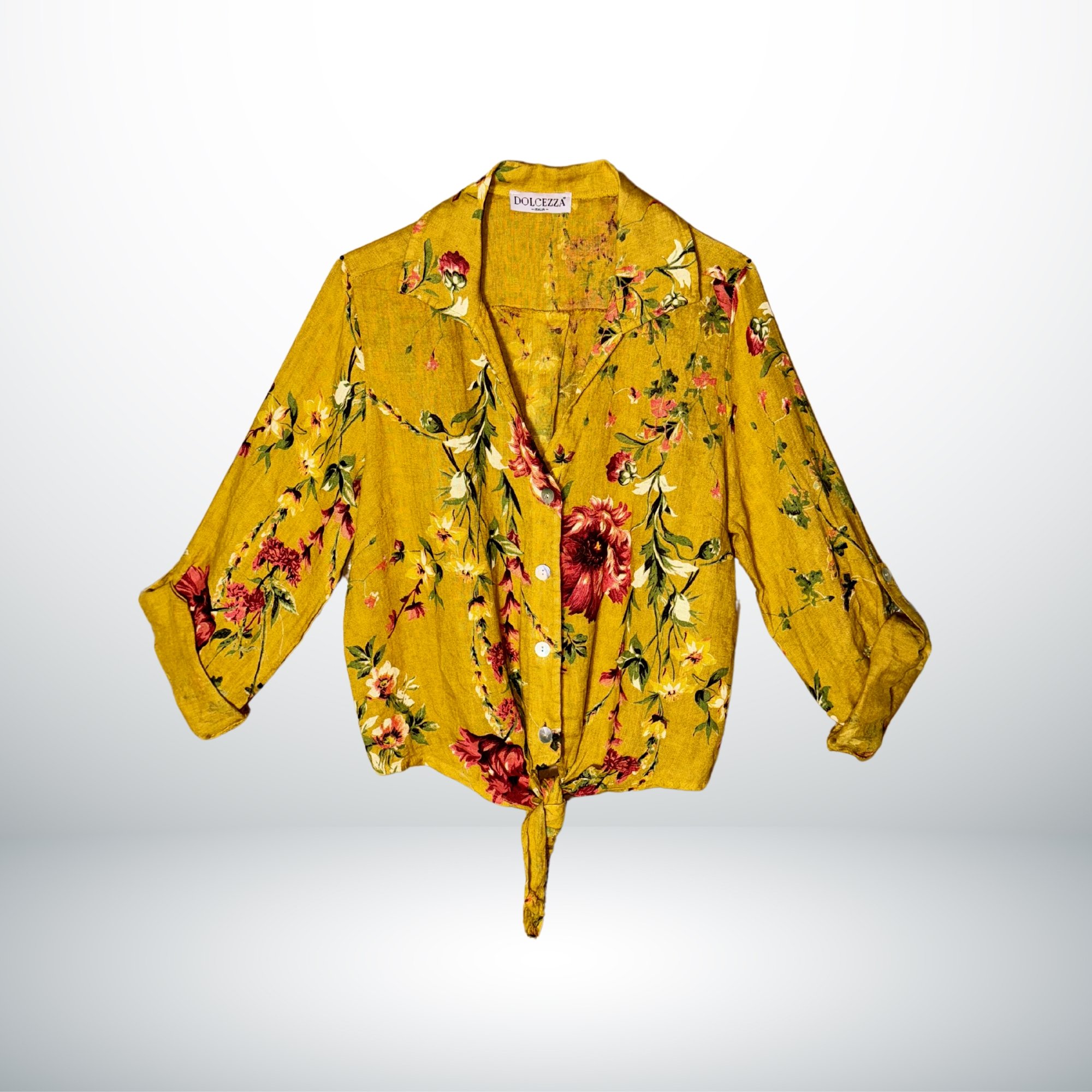 FLOREAL LINEN SHIRT