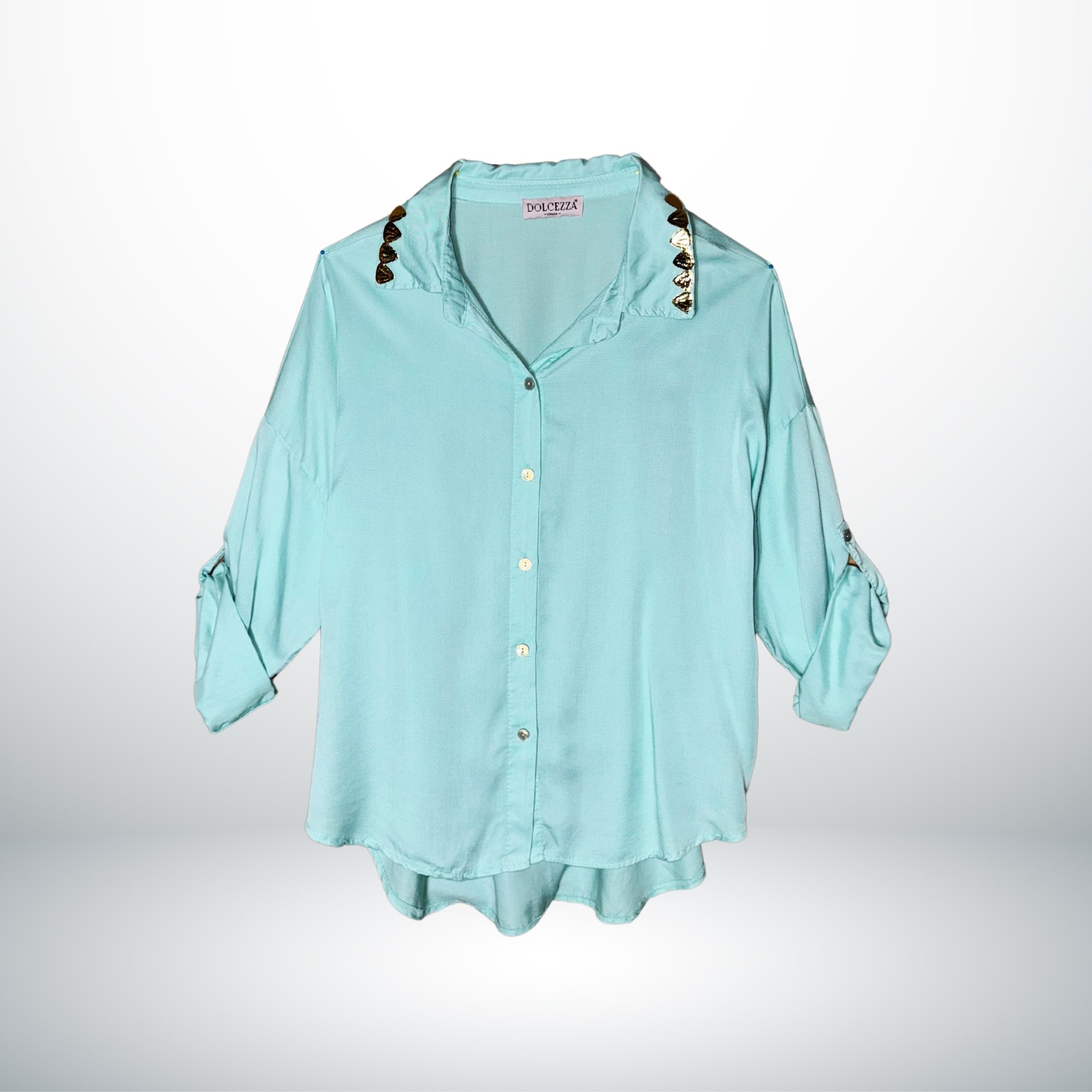ACQUAMARINE OVERSIZE SHIRT