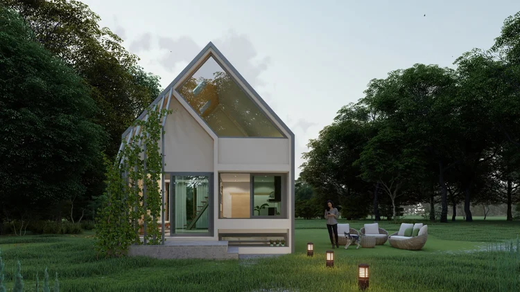 Mini House บ้านหลังเล็ก ขอนแก่น ออกแบบโดย WV ARCHITECT