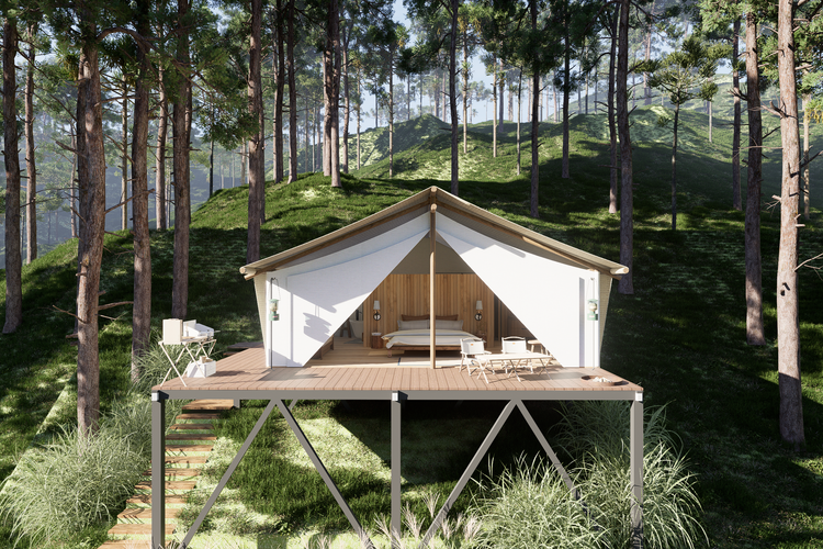 J Glamping แกลมปิ้งยกสูง เชียงใหม่ ออกแบบโดย WV ARCHITECT