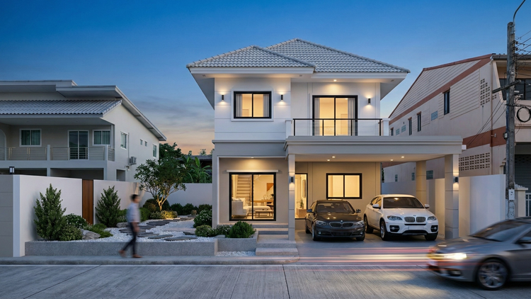 Baan Bang Khae บ้านหลังคาปั้นหยา กรุงเทพฯ ออกแบบโดย WV ARCHITECT