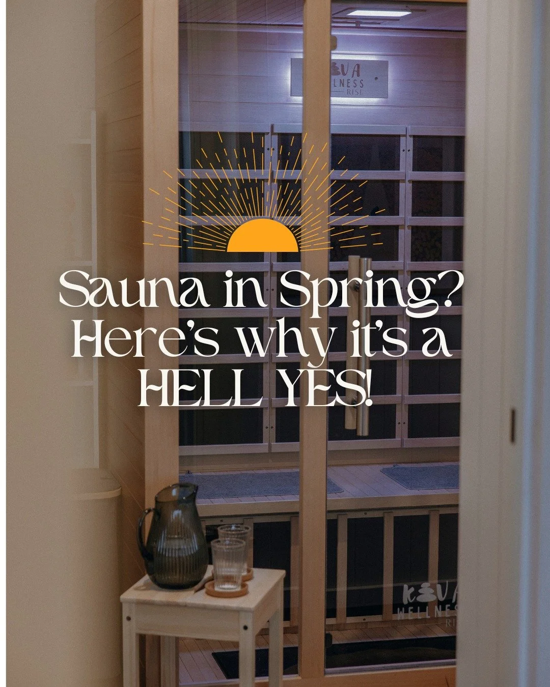 So you might be thinking&hellip;

&ldquo;It&rsquo;s already warm outside&mdash;why would I hop into a sauna right now?&rdquo;

Totally fair question.
But here&rsquo;s the thing: infrared saunas aren&rsquo;t just about heat.
They&rsquo;re about deep h