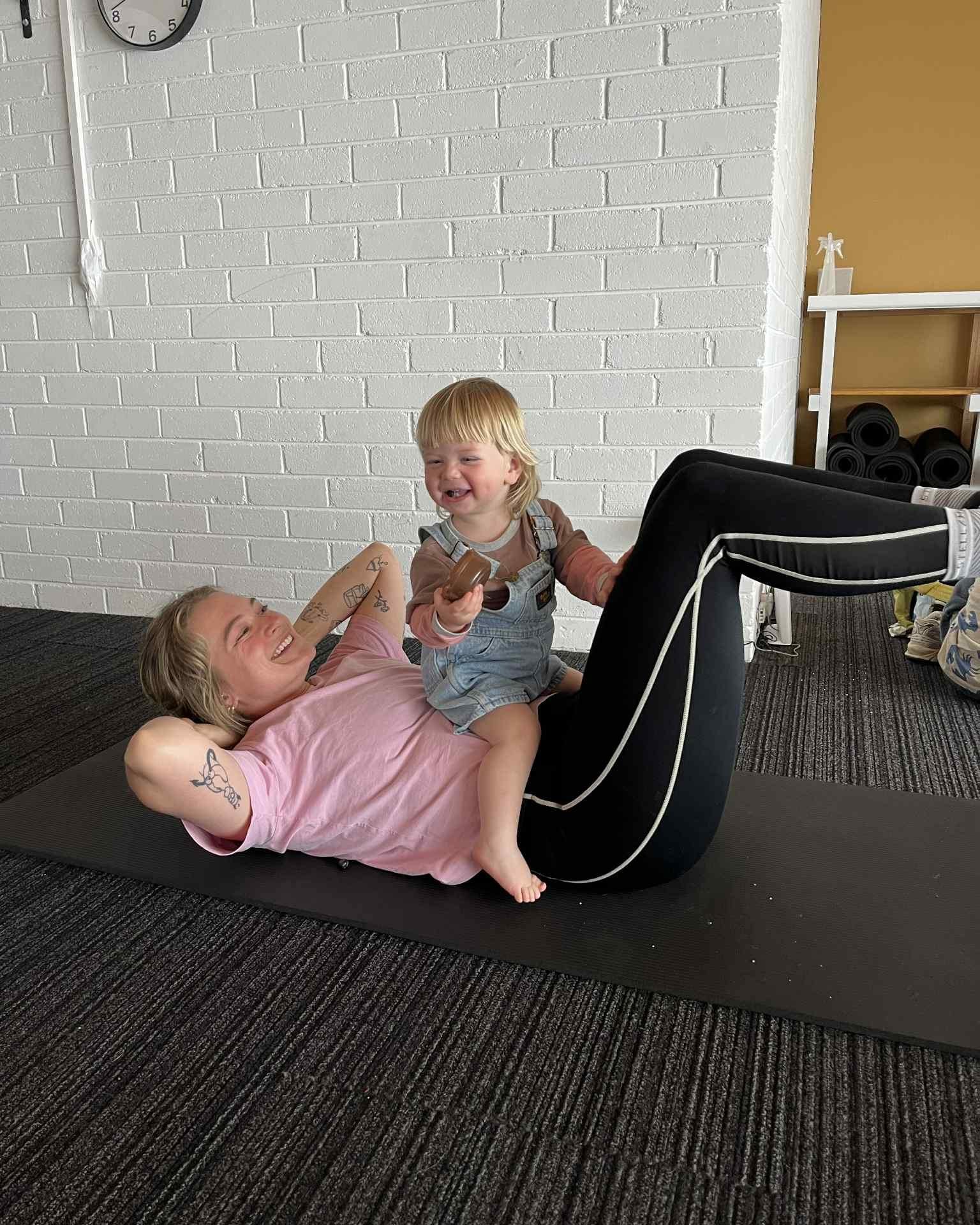We love getting visitors at the studio &mdash; especially the adorable kind.

Our kid-friendly Pilates always brings smiles (and giggles), but not all our surprise guests arrive in such cute, peaceful packages&hellip;

Some come with fur.
And licks.
