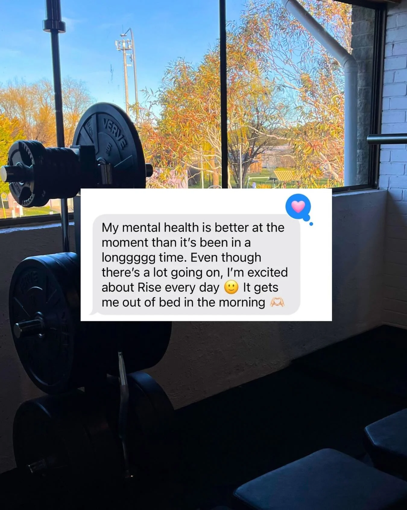 I&rsquo;m not sure exactly when it happens&hellip;
When we stop doing things to look good
And start doing things to actually feel good.

But I&rsquo;m so glad it does.

Because let&rsquo;s be honest &mdash; looking a certain way means nothing
if your