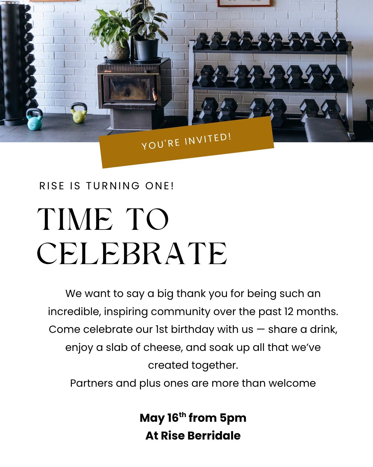 Honestly&hellip; pinch me.

This has quite possibly been the fastest 12 months of my life &mdash; but also the most inspiring, encouraging, and without a doubt the most grateful.

Rise is turning ONE this month.

And that genuinely blows my mind.

Wh