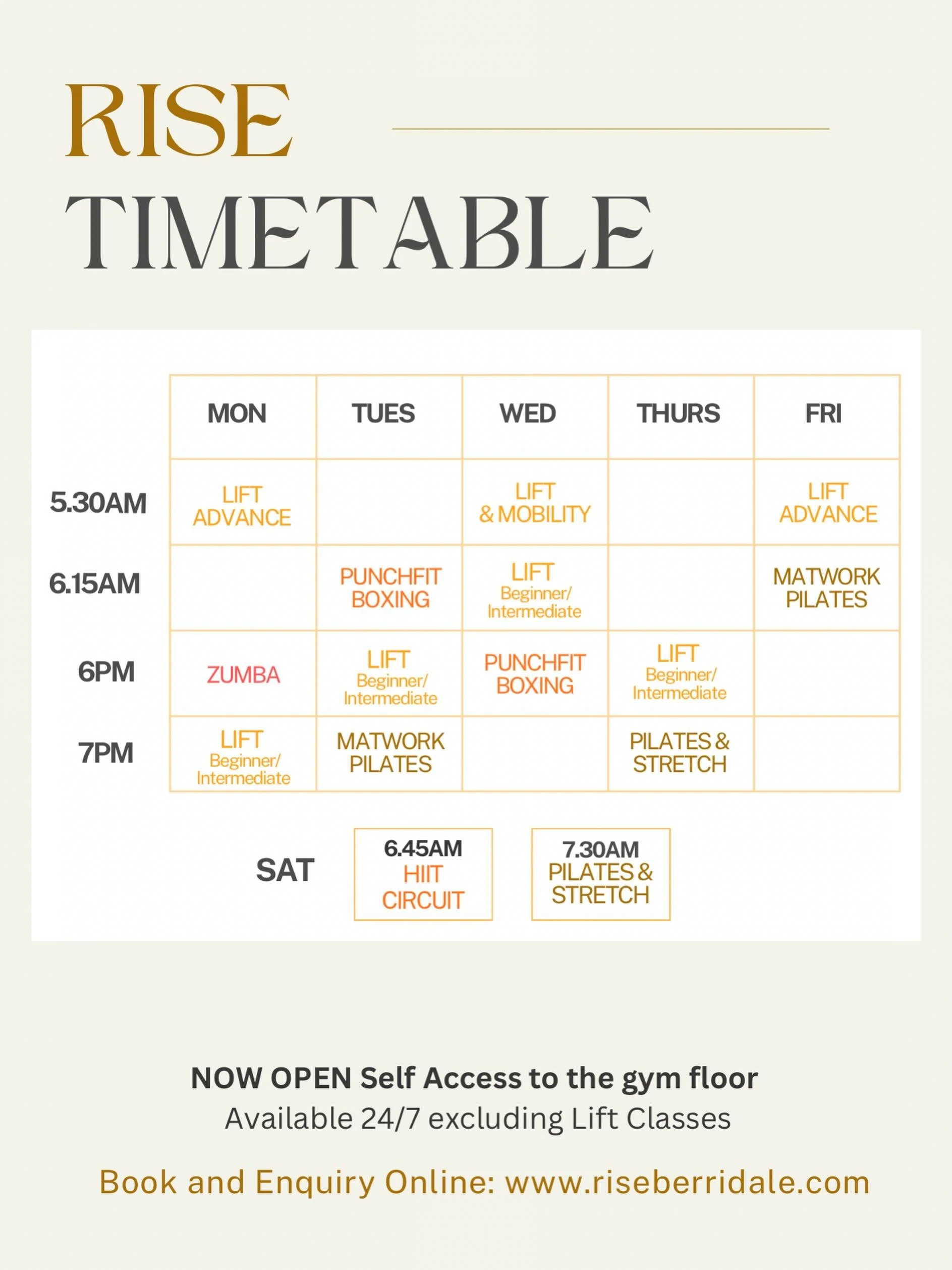 NEW CLASS ALENT! 🏁

Starting after the long weekend, we have an additional Pilates class on a Friday morning at 6.15am. 

Plus of course, Punchfit is now running twice a week, Tuesdays at 6.15am and Wednesdays from 6pm with @lisafield.pt 

Grab an u