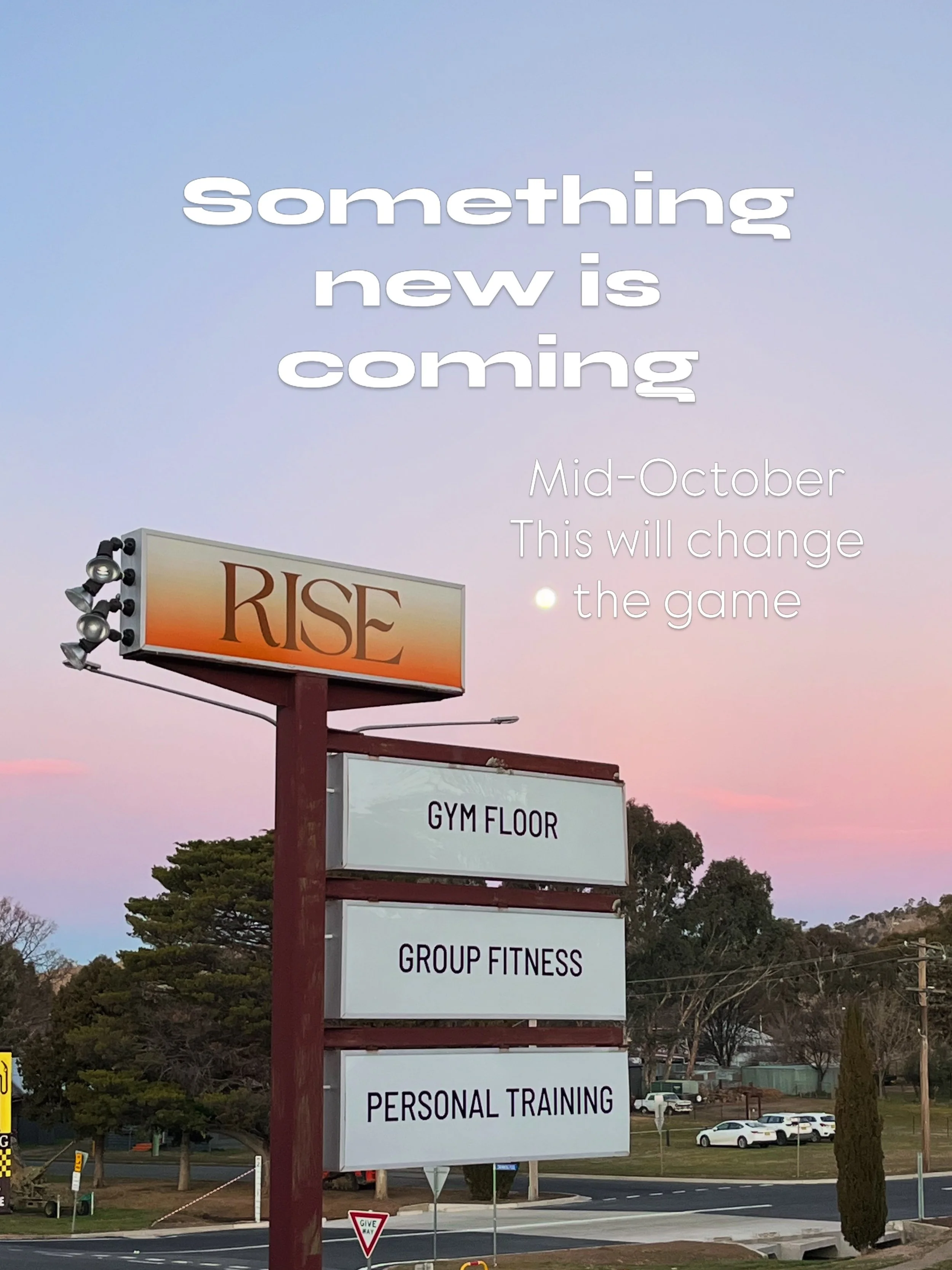 Something is changing at Rise&hellip; 👀

And honestly, I think it&rsquo;s going to change the way you can use the gym.

We&rsquo;ve been quietly working behind the scenes on something pretty exciting.

More space.
More equipment.
More ways to train.