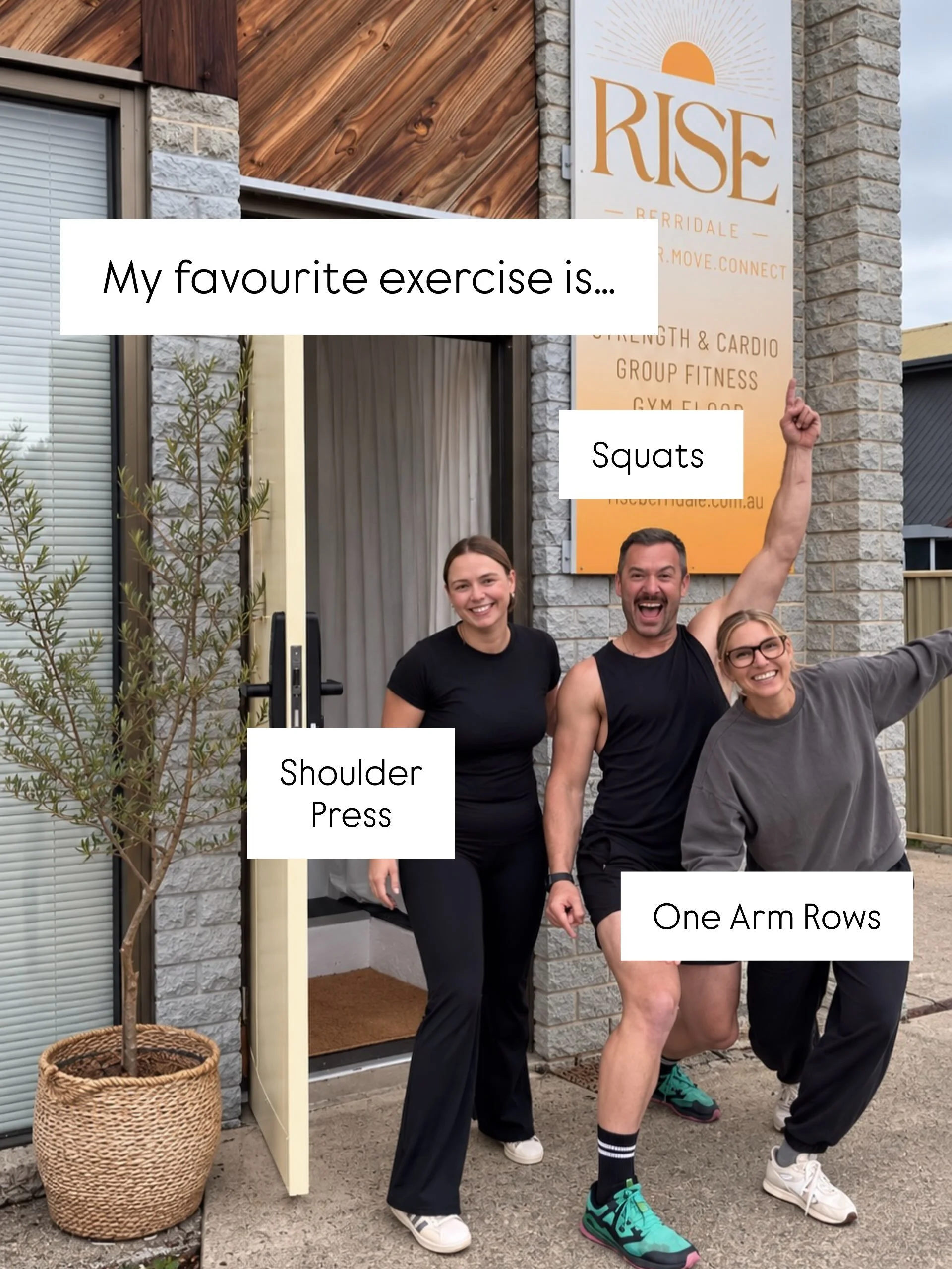 TOMORROW IS OUR OPEN DAY 🎉🎉🎉

Let&rsquo;s find out a bit more about the trainers behind Rise! Rapid fire question time&hellip;.