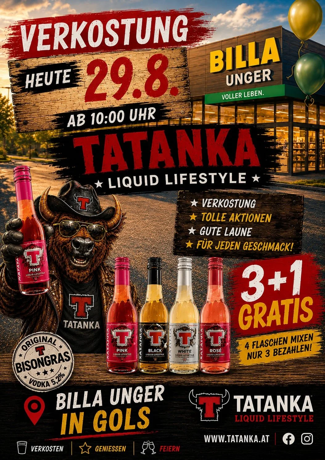 TATANKA Verkostung BILLA Unger, Gols