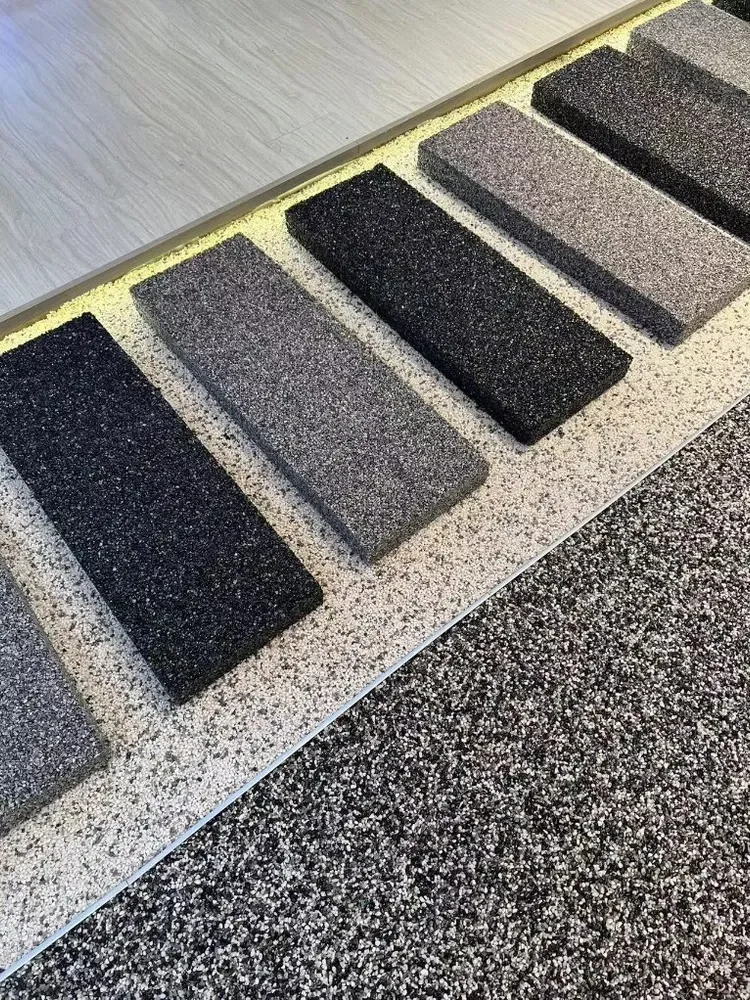 Resin bound rubber surface samples in Collegeville, PA