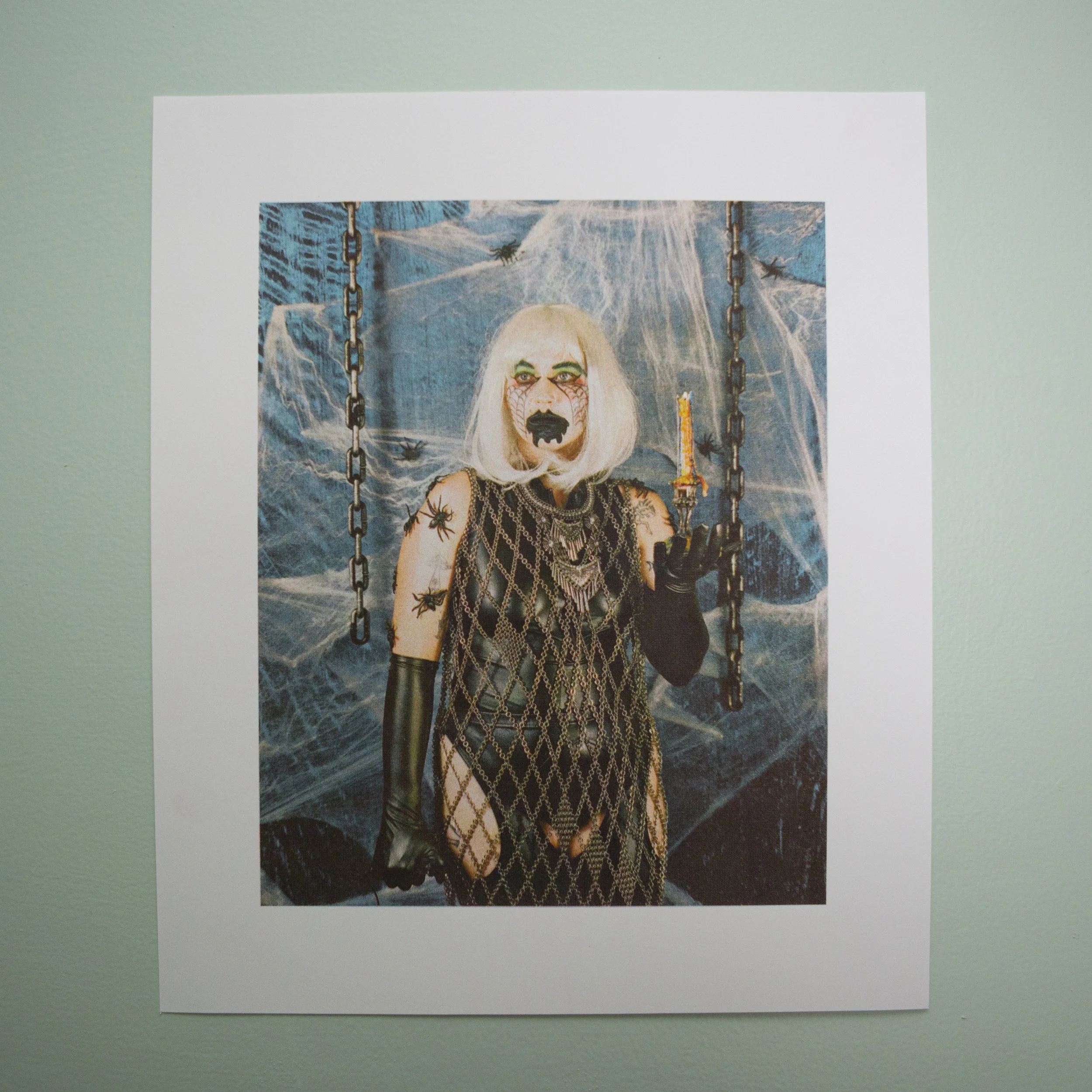 Wake Up to Avoid the Perceived Danger Riso Print