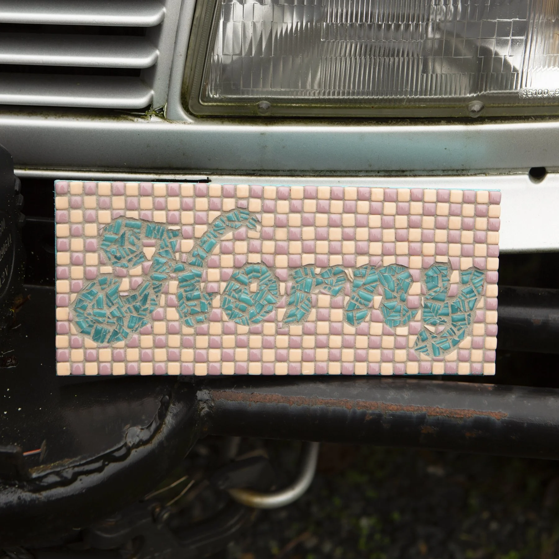 Teal Horny Mosaic