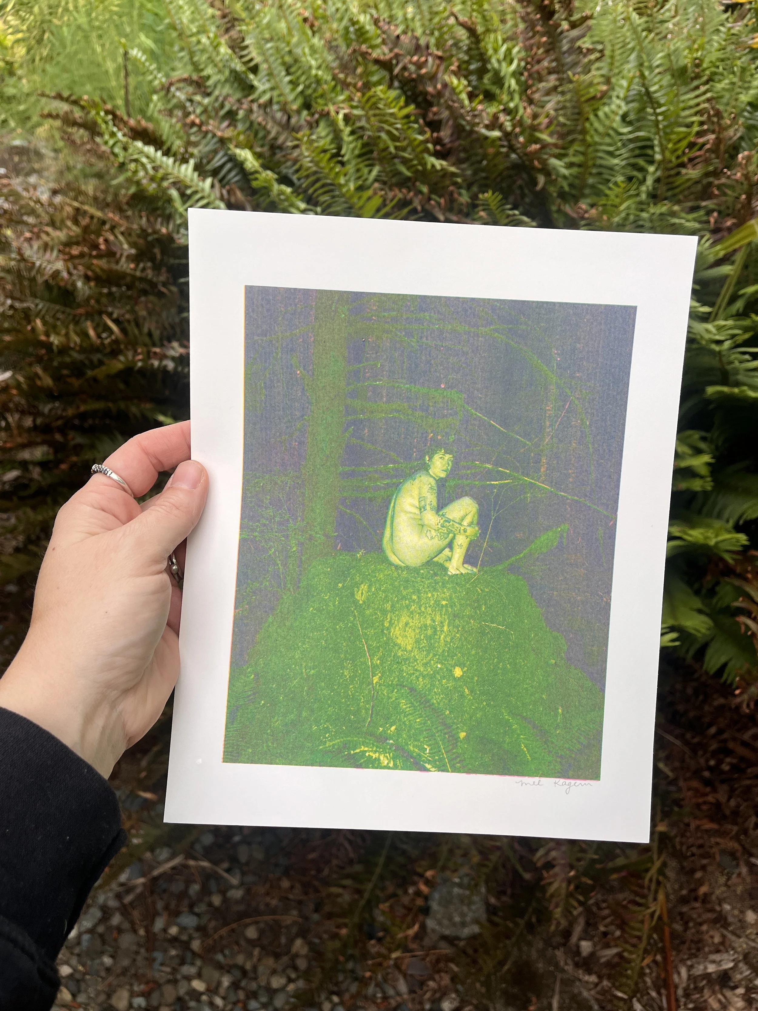 The Origin of all my Strong Strange Moods Riso Print