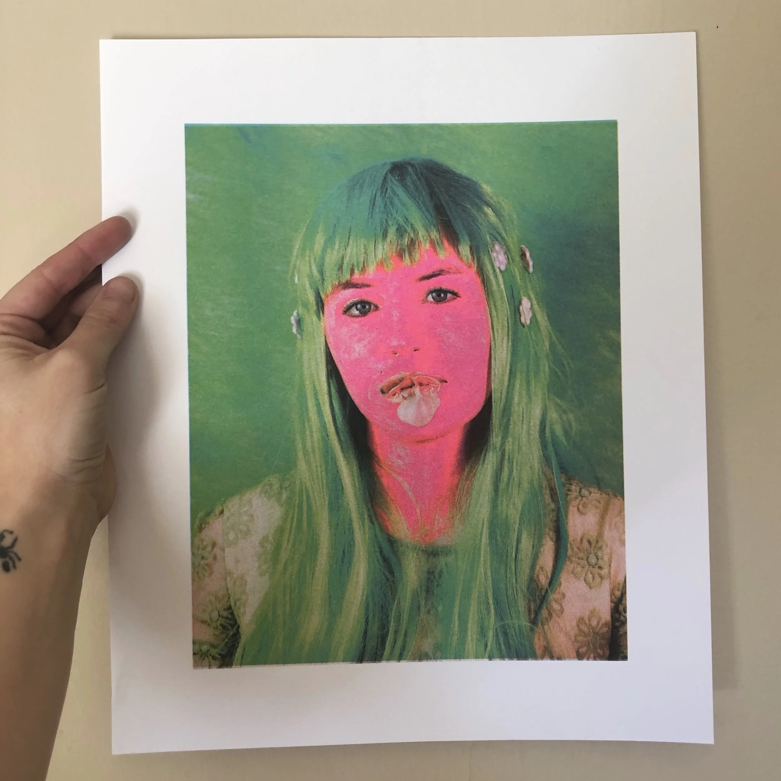 My Childhood Vice, Riso Print
