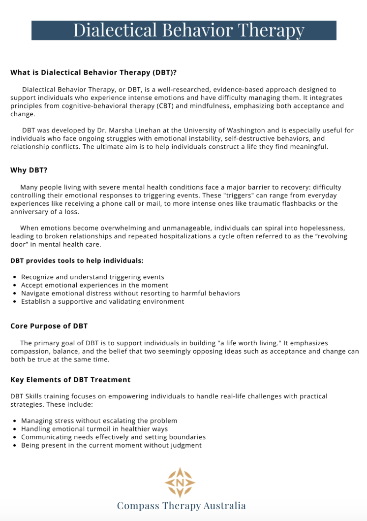 Compass Australia Therapy Psychology Wellness Retreats Nedlands Hollywood Perth