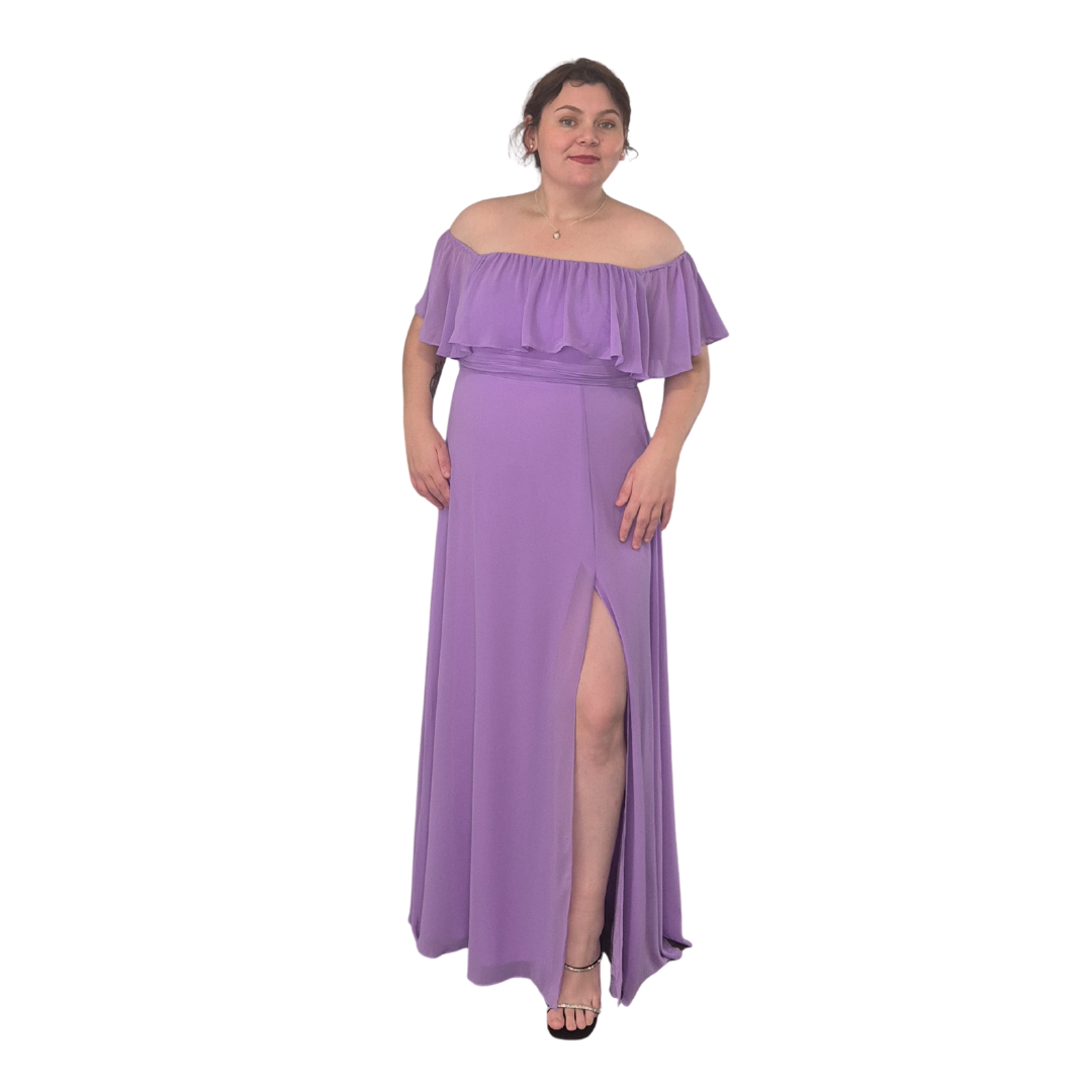 Emily is our Lavender colour in a size 16.