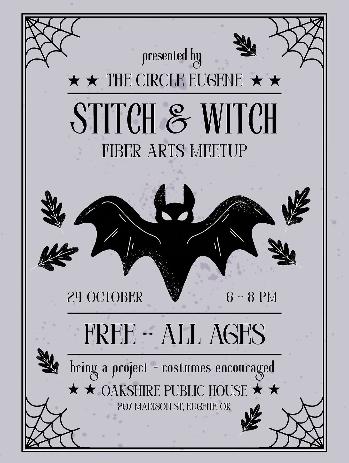 Tonight! We will be INSIDE out of the wind and rain ☔️ 🫶 See all you crafty witches soon!