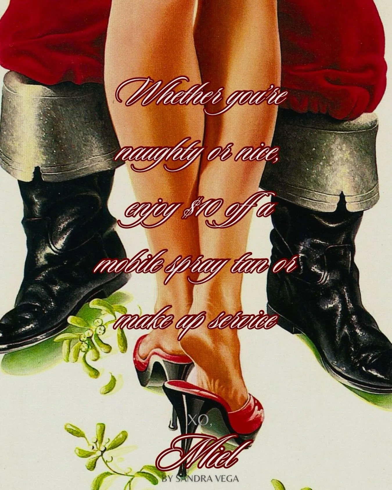 Happy December 1st🎄 to celebrate my first holiday season as a small beauty business,  I wanted to offer you $10 off when you book a mobile spray tan or makeup service! 

I figure this is the perfect opportunity to treat yourself or a loved one this 