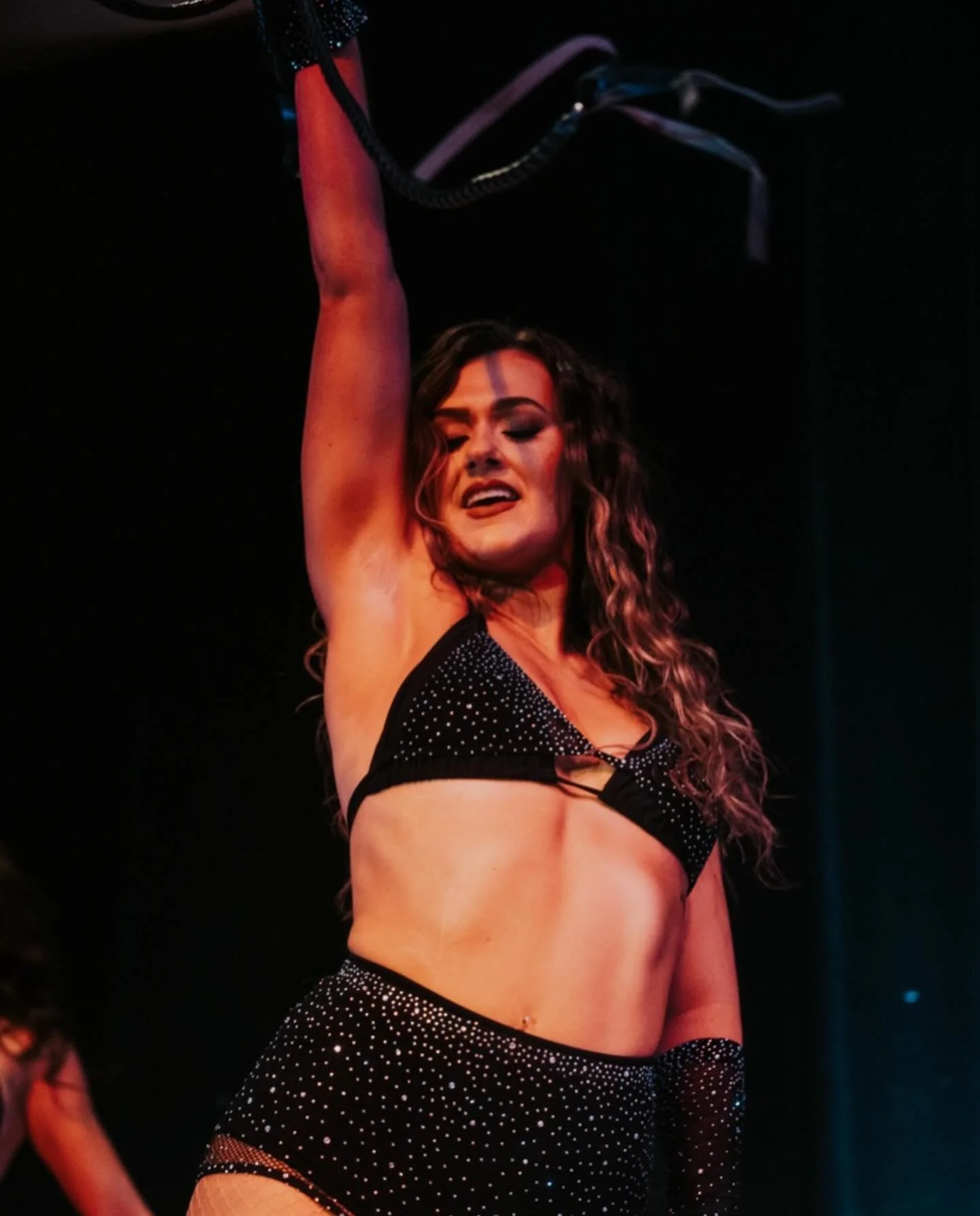 Stage make up for @meredith_zona for her Burlescle Christmas cabaret performance 💋