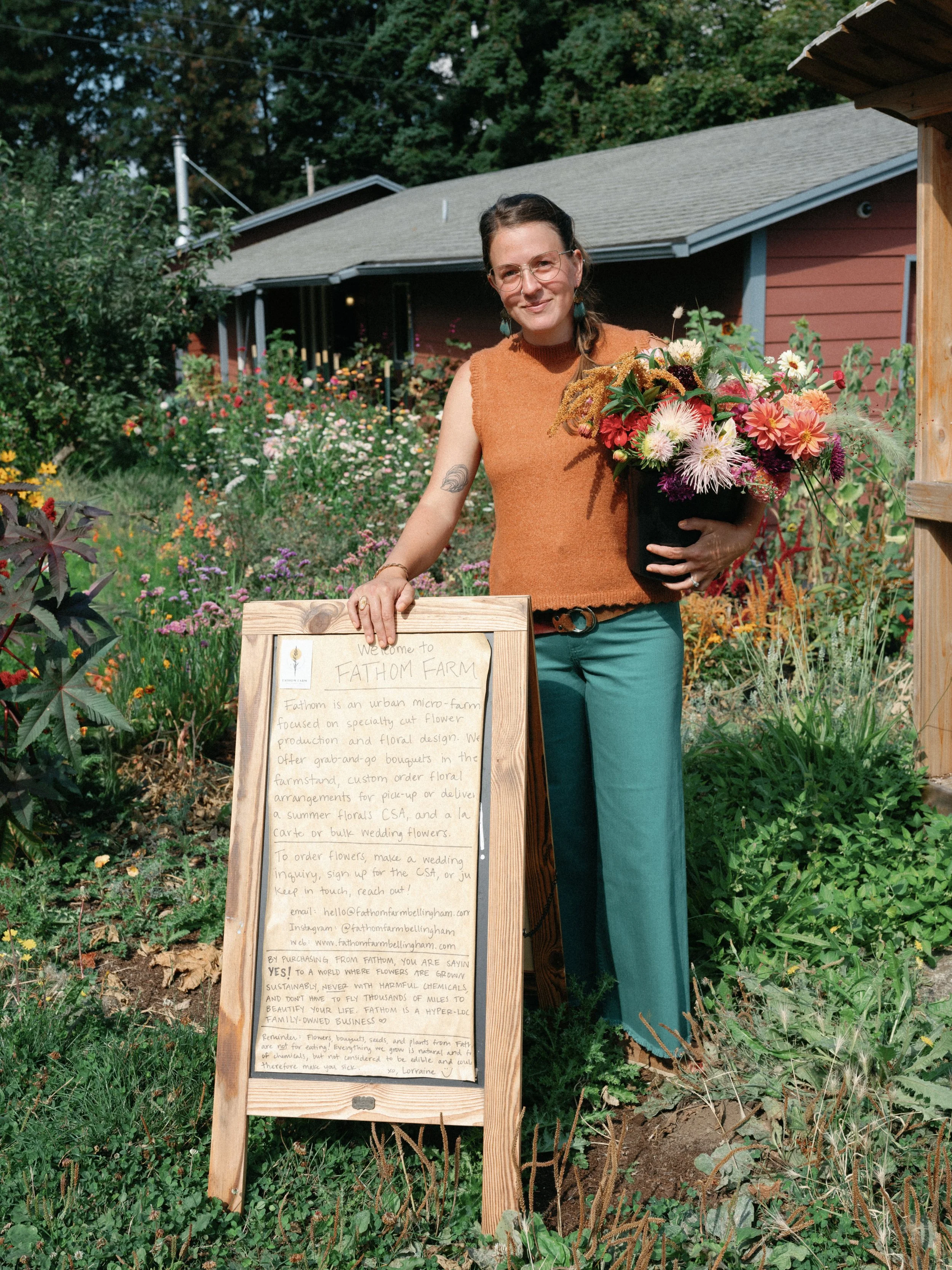 Wedding florist, local flowers, flower stand, flower subscription, flowers in Bellingham