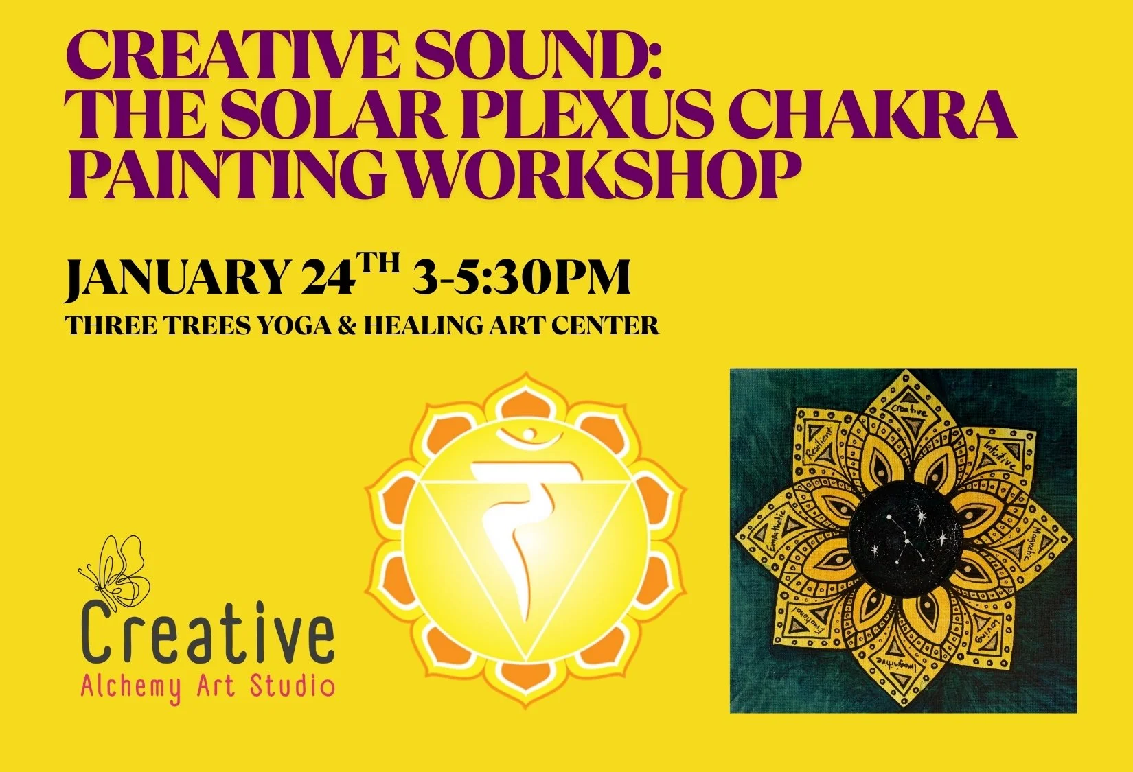 Creative Sound: The Solar Plexus Chakra Painting Workshop
