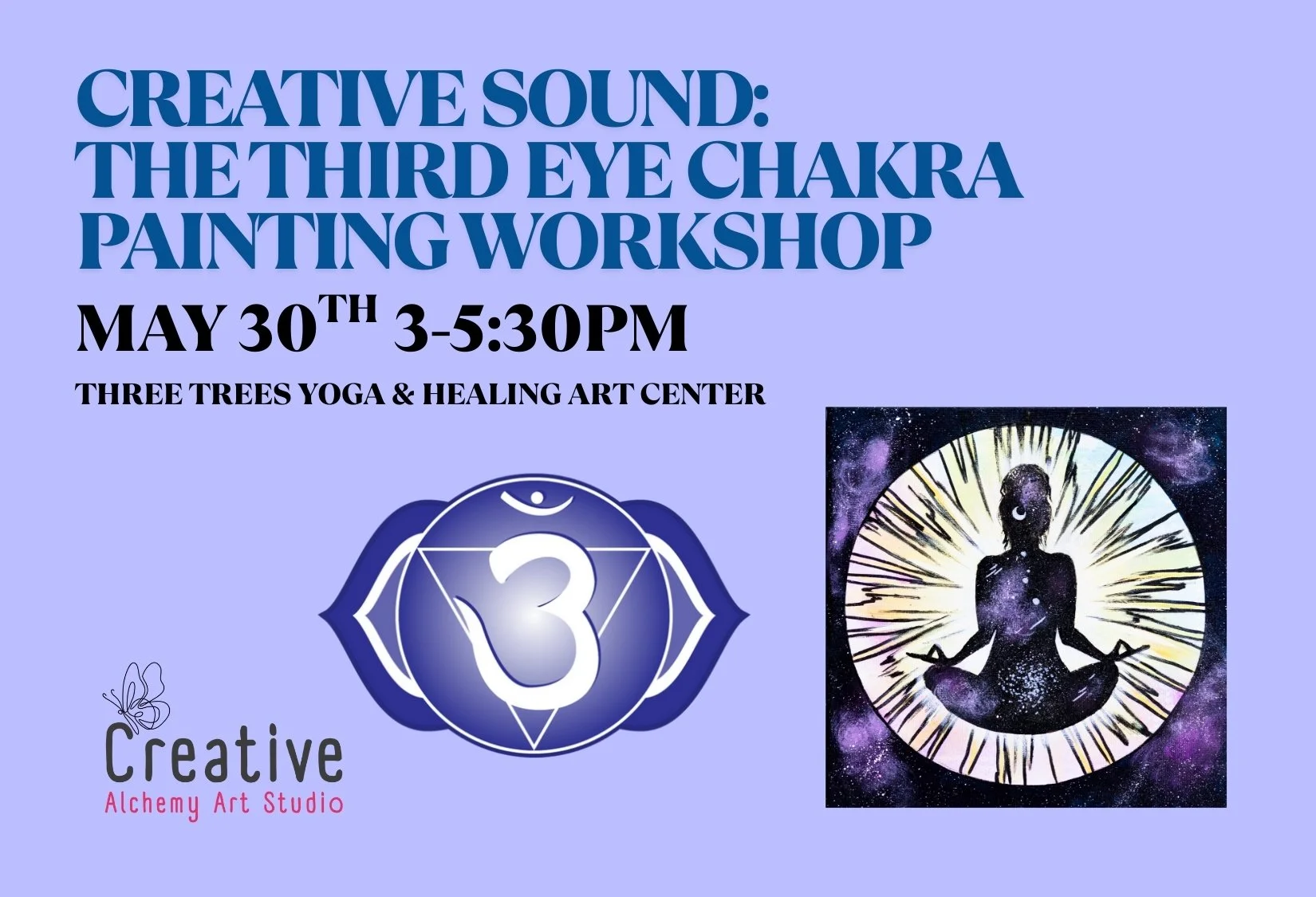 Creative Sound: The Third Eye Chakra Painting Workshop 
