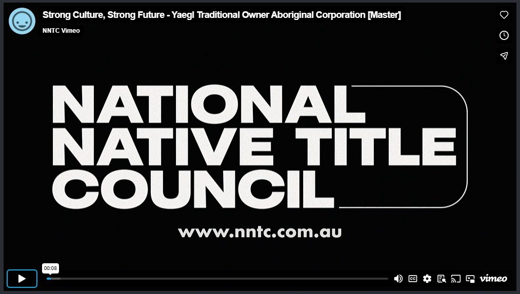 Barra Parrapi Aboriginal Corporation is sharing this story from the Strong Culture, Strong Futures series by the National Native Title Council.

This short film highlights the work of the Yaegl Traditional Owners Aboriginal Corporation, sharing their