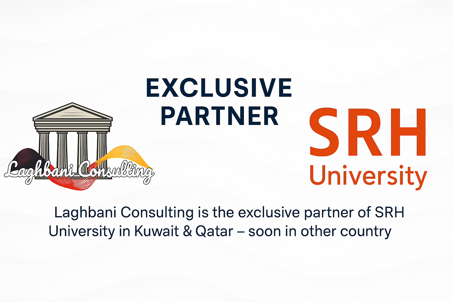 Announcement of Laghbani Consulting as the exclusive partner of SRH University in Kuwait, with expansion plans to other countries.