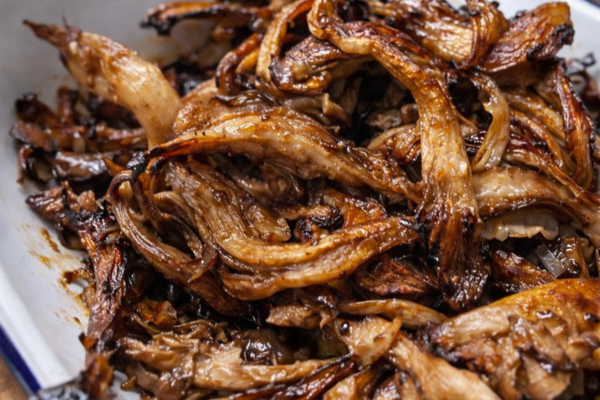 Pulled pleurotes croustillantes