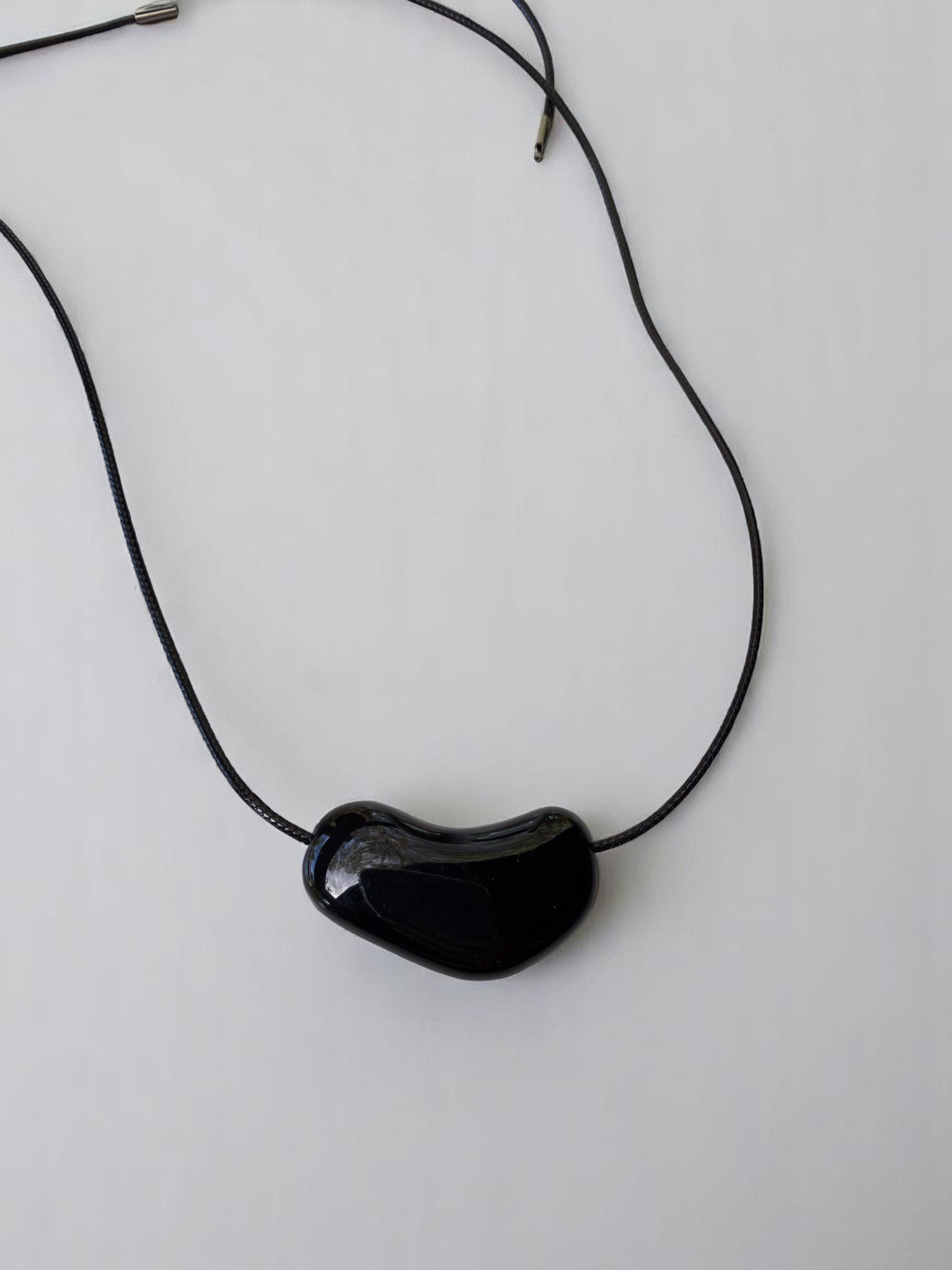 Pebble Necklace- Black