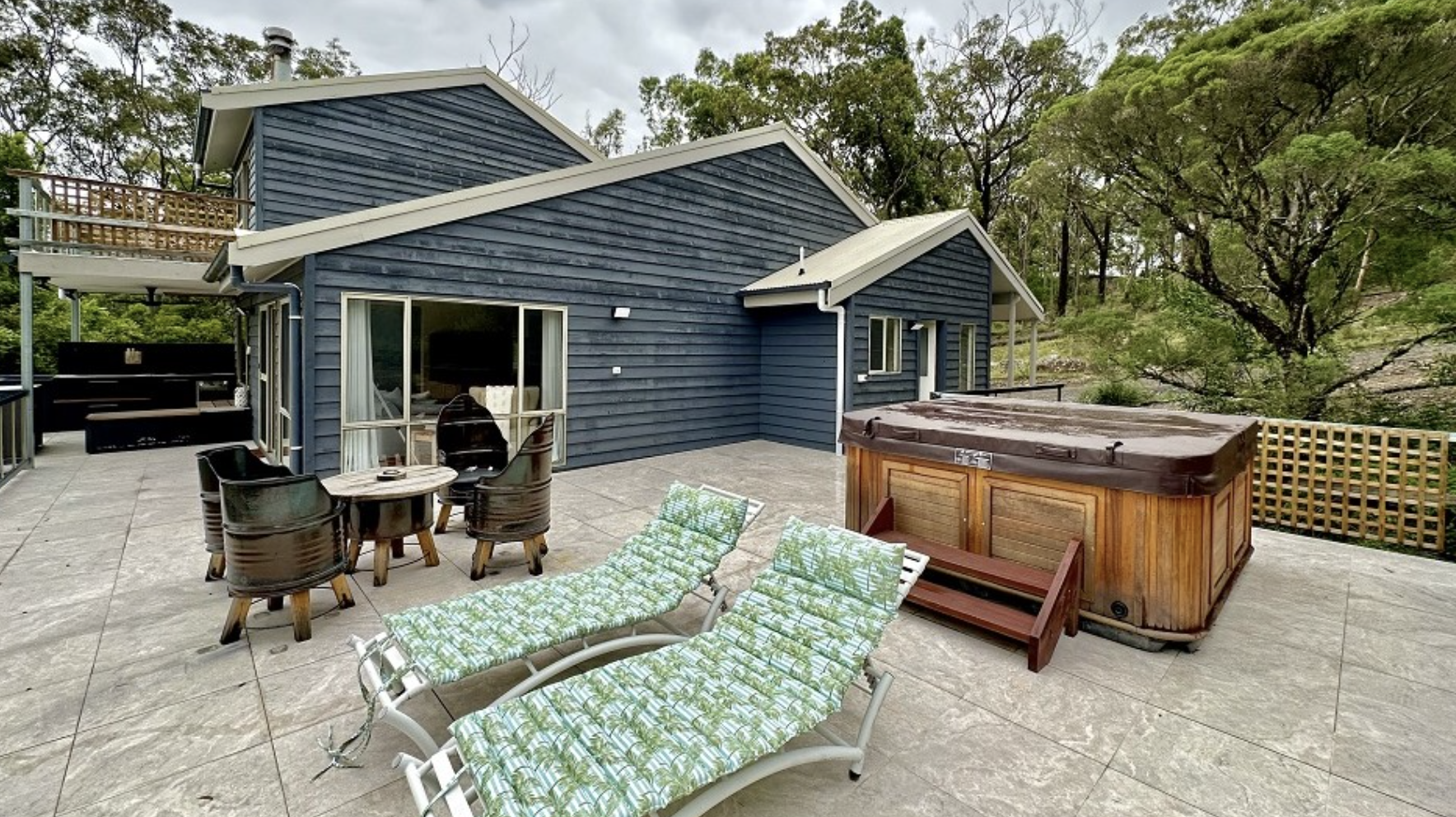 Some of the mountaintop cabins