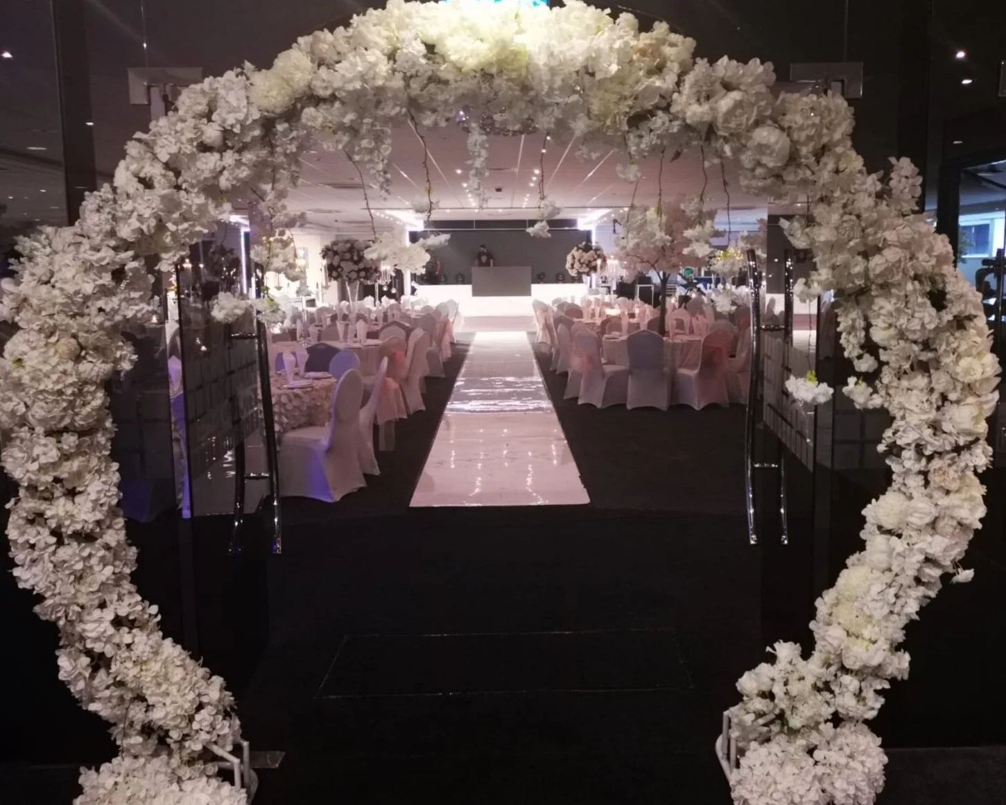 Peony Hydrangea Arch