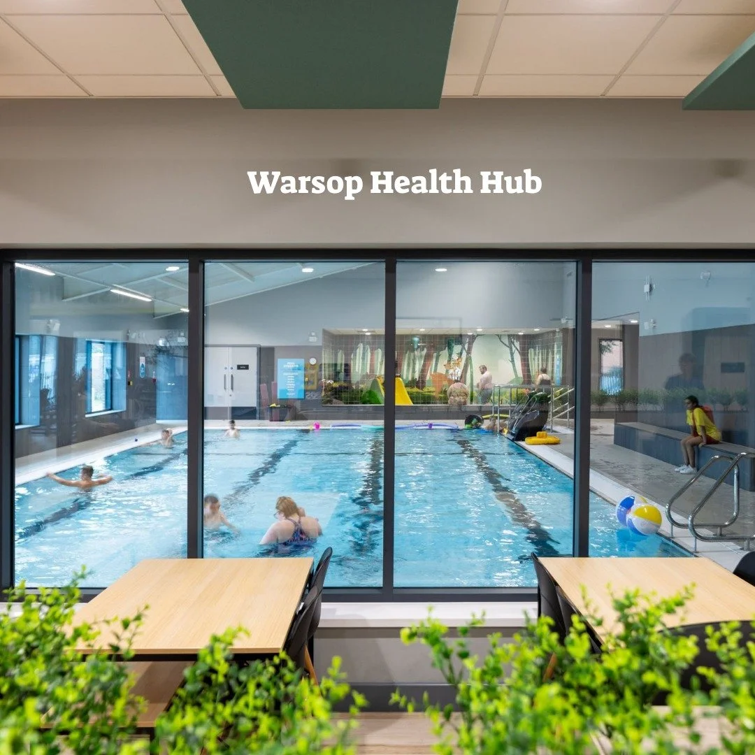Fantastic to see Warsop Health Hub thriving in the community 2 months down the line🙌.

Facilities comprise; 
- state-of-the-art gym 🏋️&zwj;♂️
- 15x8m swimming pool🏊&zwj;♂️
- Child friendly splash zone
- multi purpose sports hall 🧘&zwj;♀️
- A MUGA