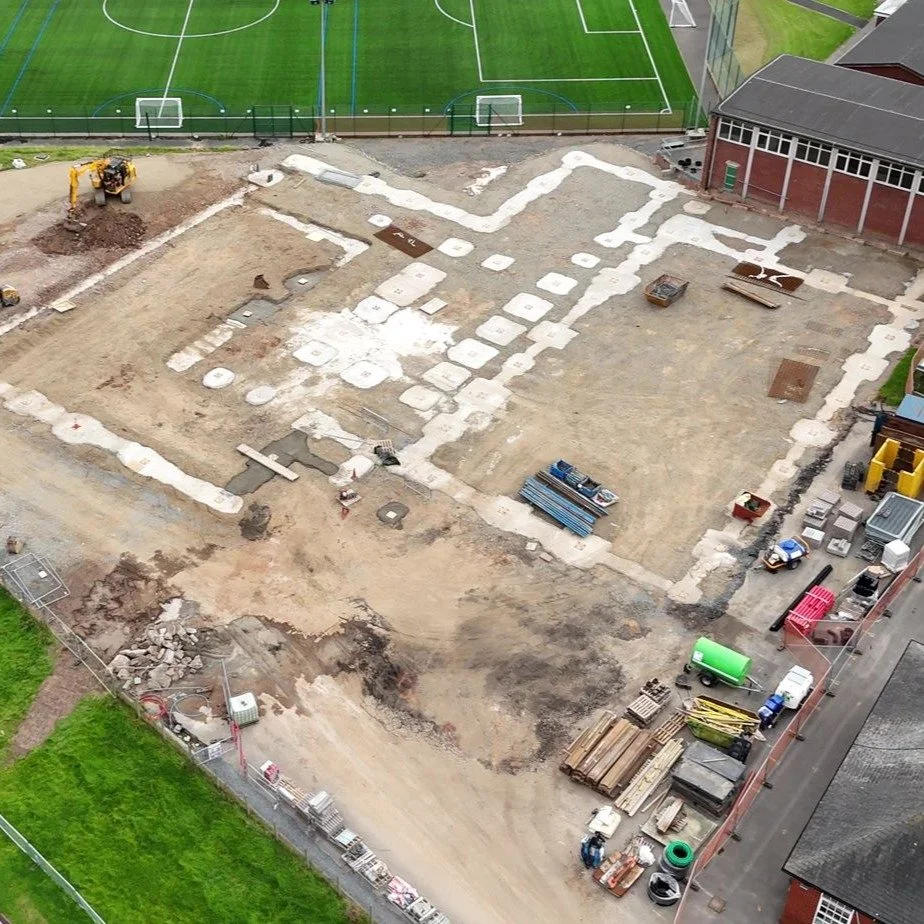 Fantastic to see progress at Million, where Thomas Armstrong Group has successfully completed the strip and pad foundations for the new multi-purpose leisure facility for @cumberlandcouncil1.

The site is now ready for the steel frame structure we ar