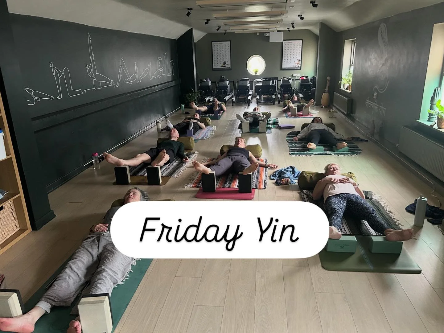 Explore Yin every Friday 10 am.  Get ready for the weekend #yin #yoga #love