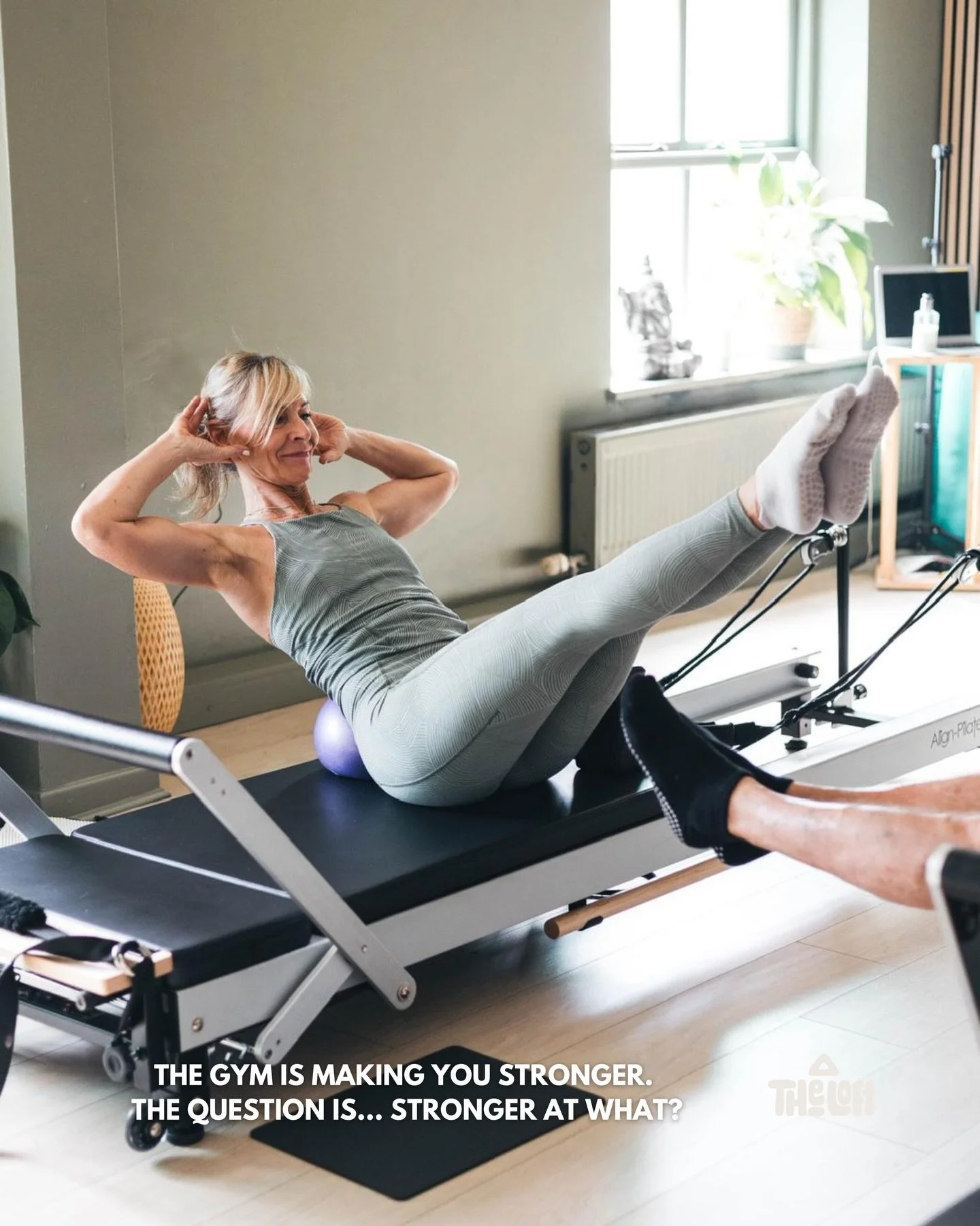 The gym is making you stronger. But stronger at what?

If your movement pattern is off, adding weight just reinforces it. Reformer training helps you fix the pattern first, then build strength on top.

Try it: &pound;39 for 3 sessions. Link in bio.

