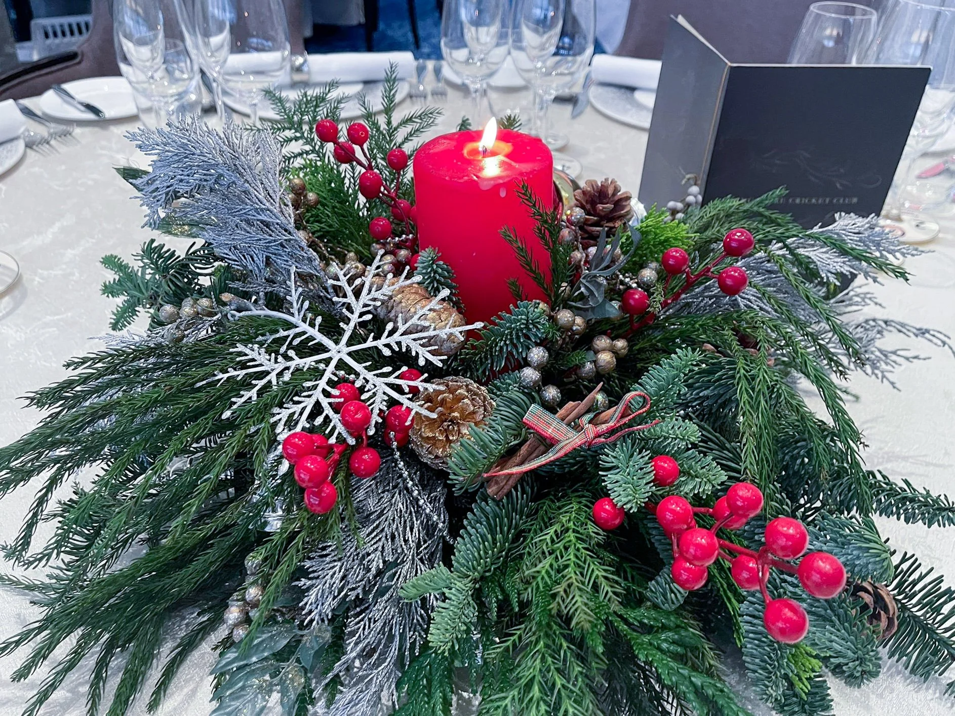 Christmas Table Centrepiece
