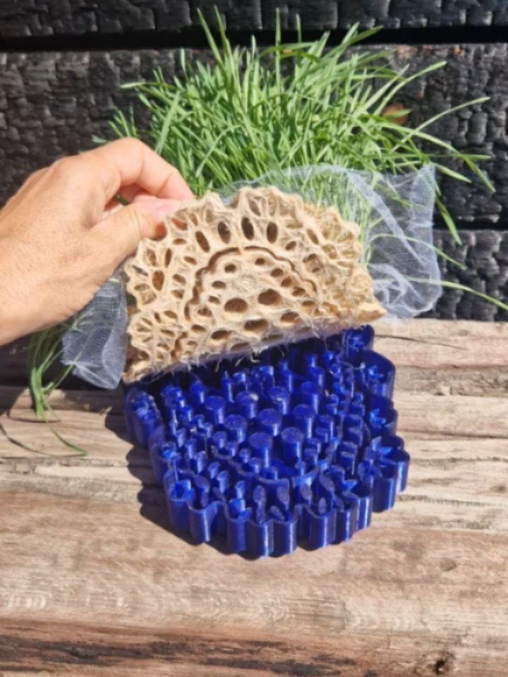 🌱 Earlier this month, we welcomed @jiadilliwi from @wedofablab in Italy for a job-shadowing experience within the Erasmus+ mobility programme.

Given her interest in biomaterials, we revisited the root-grown textile experiments initiated by @art.rab