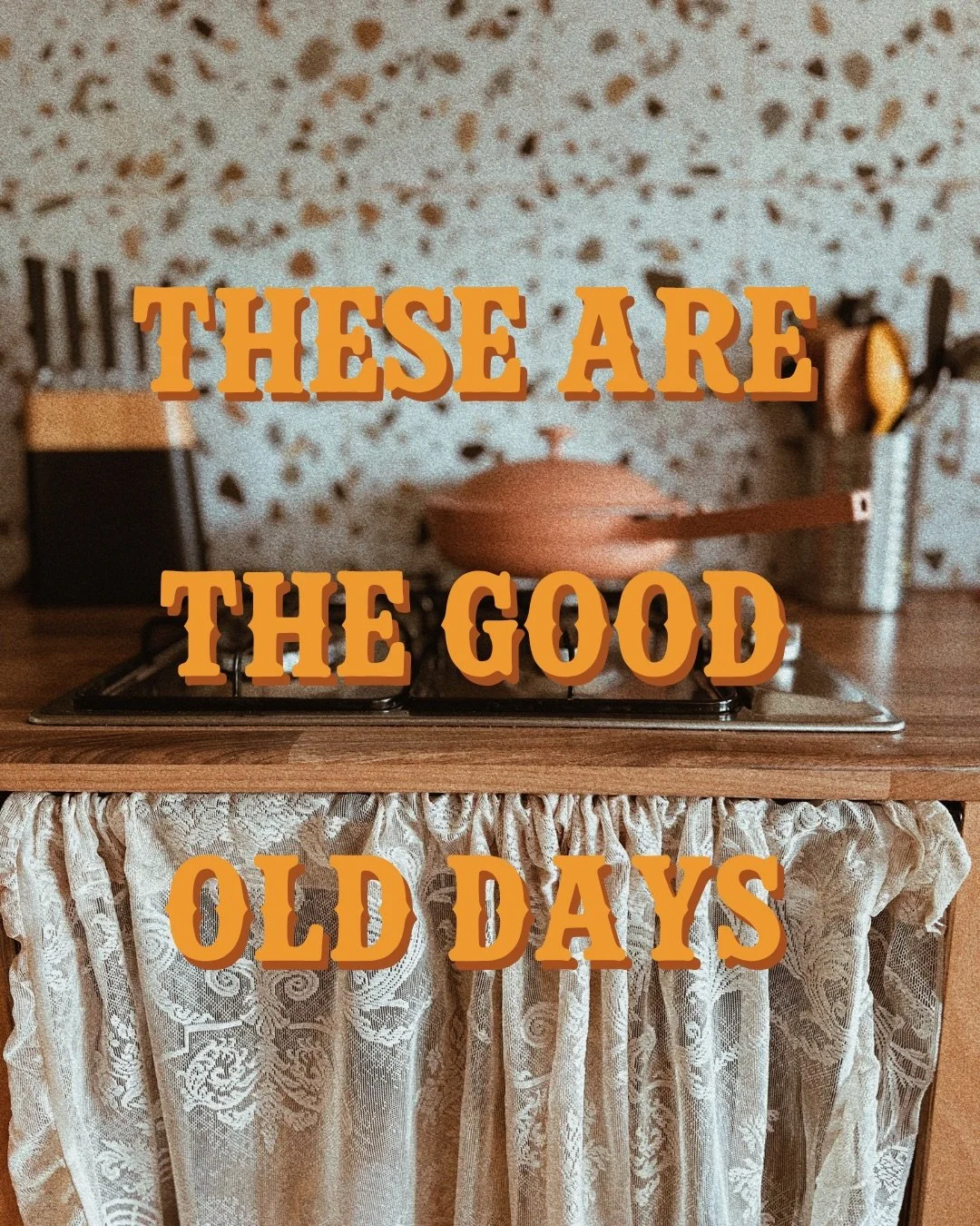 I keep creating businesses just so I have something to brand. Someone stop me. 😂

This one&rsquo;s a real life project of mine, @thebaycaravanholiday , a caravan holiday with serious summer of &lsquo;69 energy. Lace curtains, vintage mugs, a hint of