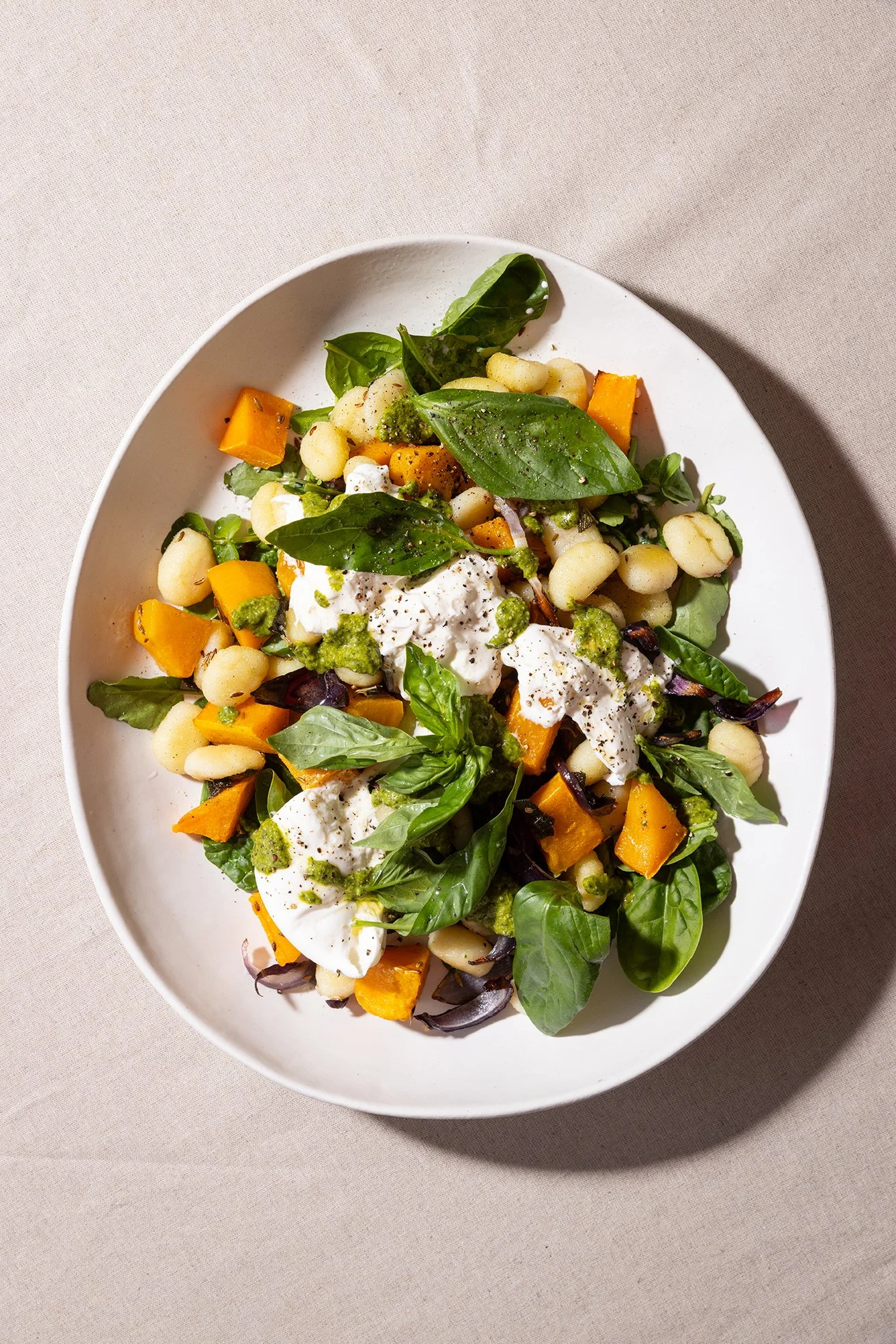 Butternut and Burrata Gnocchi