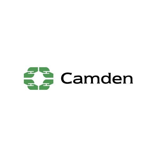 Chandler logo with a green geometric design
