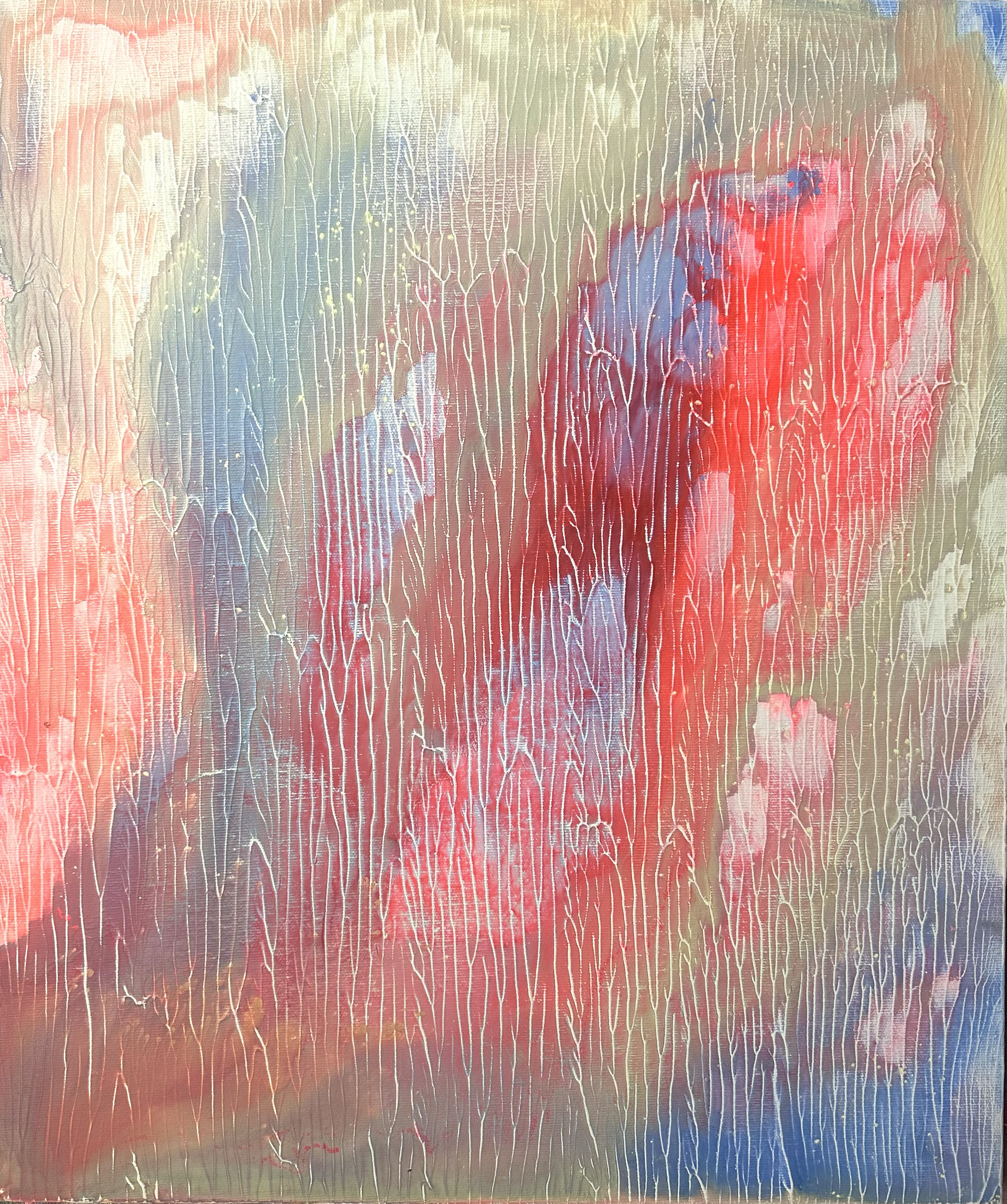 When the sky falls II, 2026, acrylic on canvas, 50 x 60 cm