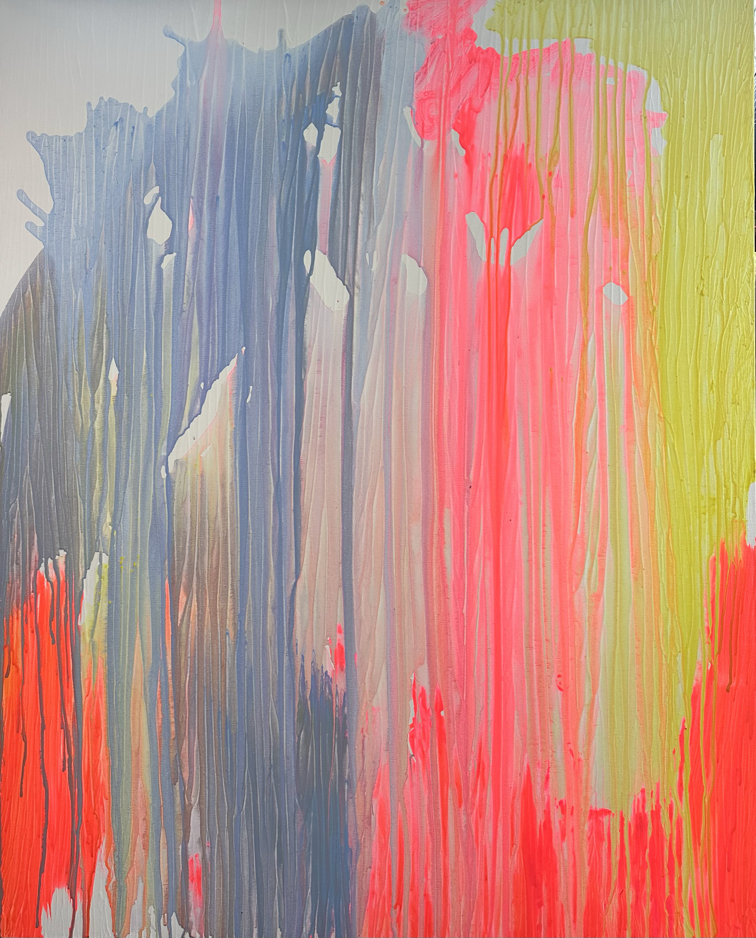 When the Sky falls, 2026, acrylic on canvas, 80 x 100 cm