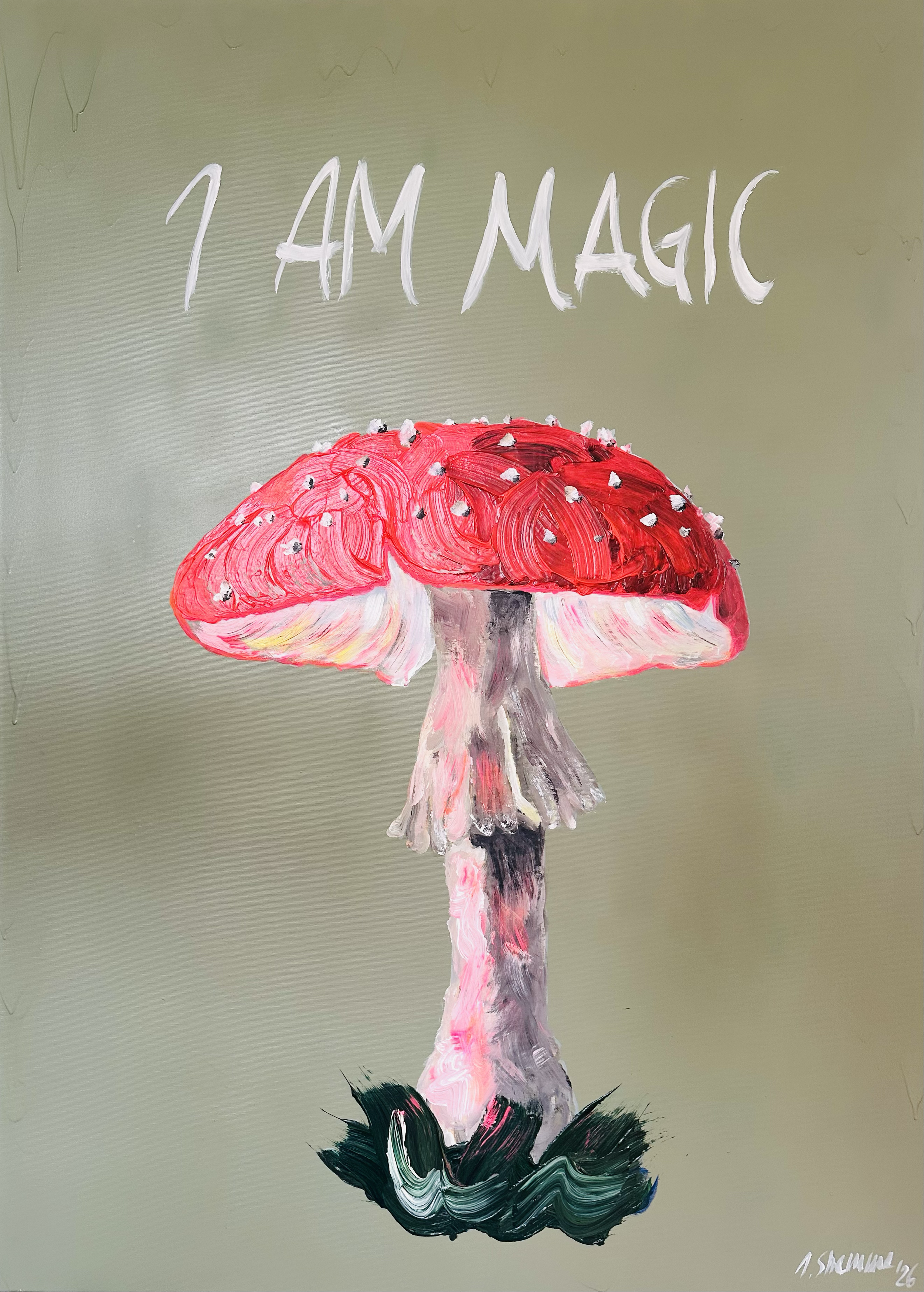 I am Magic, 2026, acrylic on canvas, 100 x 140 cm