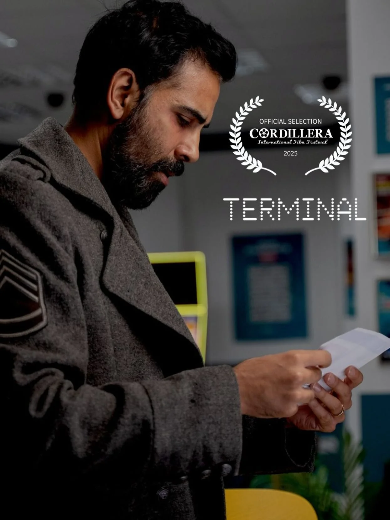 Terminal is going to America. Thrilled to share that Terminal has been selected for the upcoming Cordillera International Film Festival in Nevada. Thank you to @ciff_nv 

Writer/Director - Sunny Bahia @sunnybahia26 
Story Producer - David Skitt 
Exec