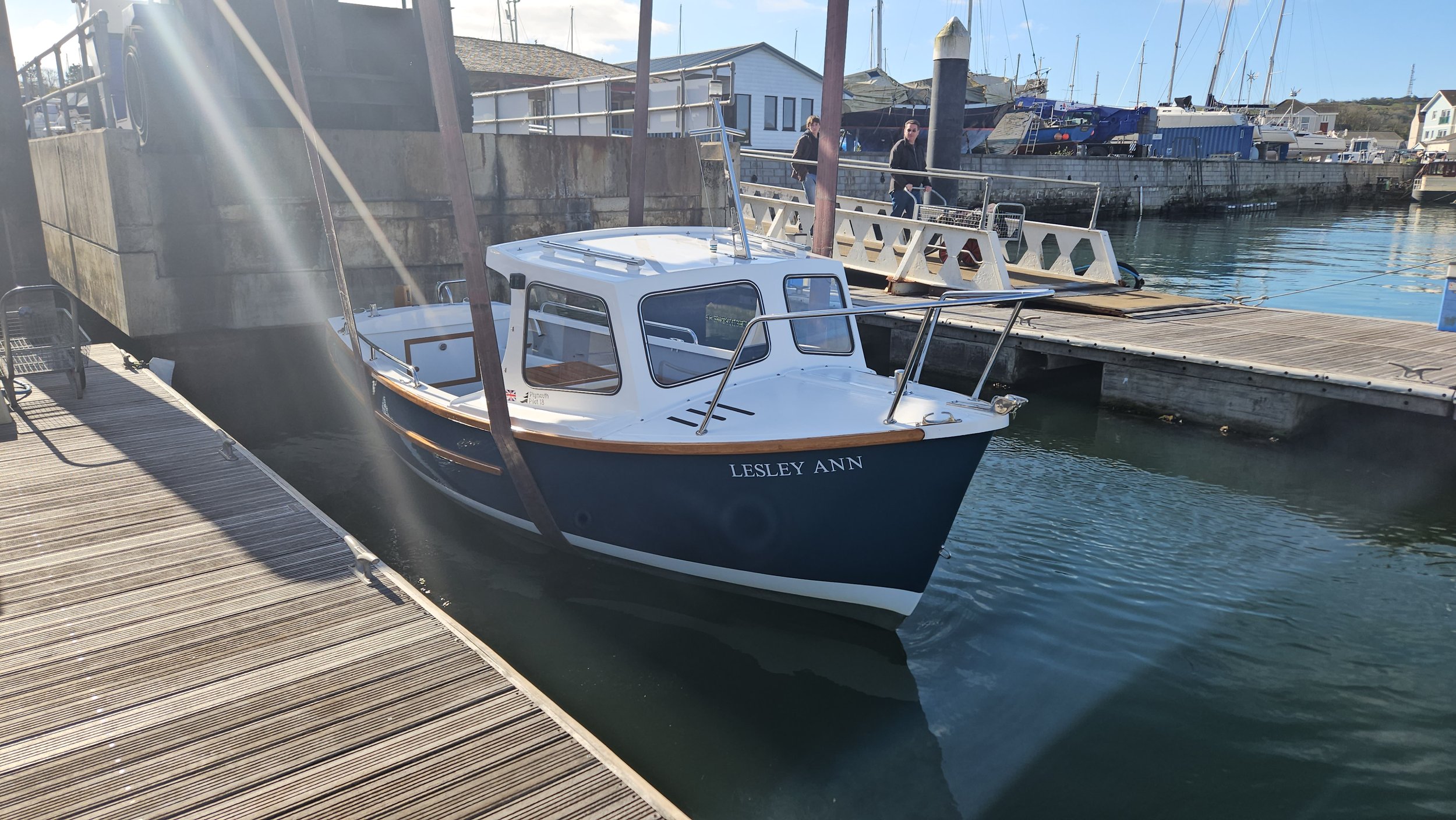 Plymouth Pilot 18 - Lesley Ann - Splash