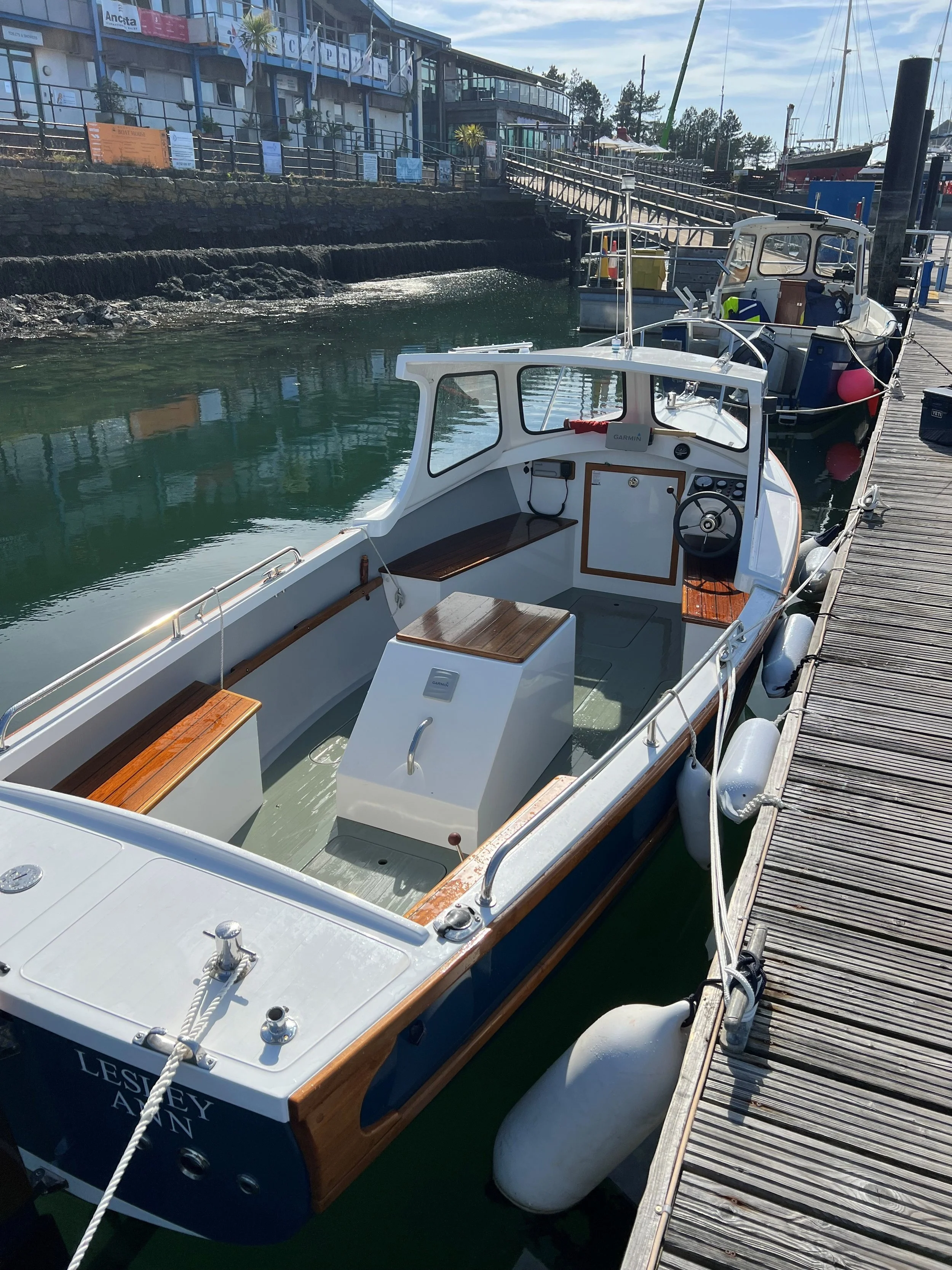 Plymouth Pilot 18 - Lesley Ann - Mooring2
